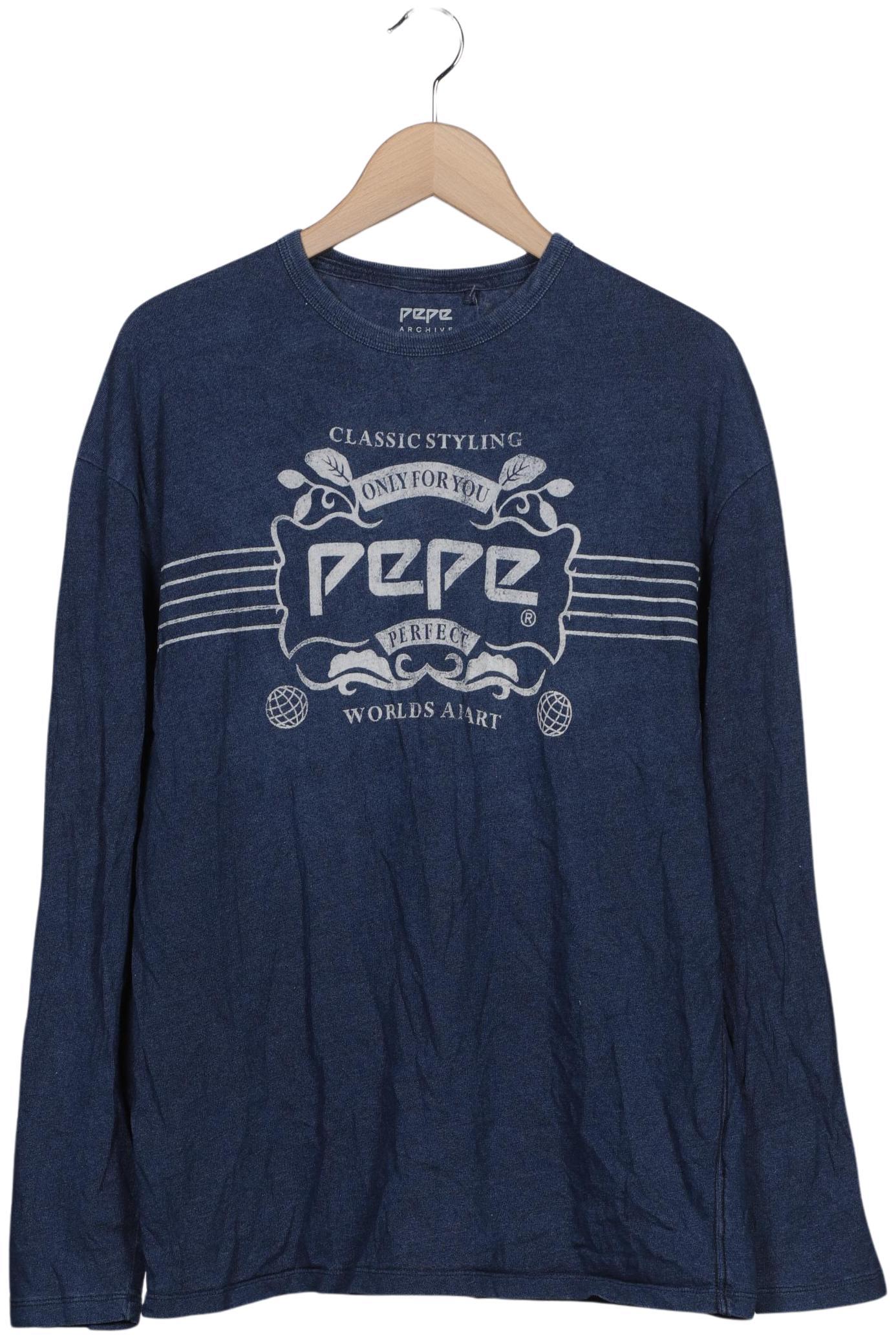 

Pepe Jeans Herren Langarmshirt, marineblau, Gr. 48