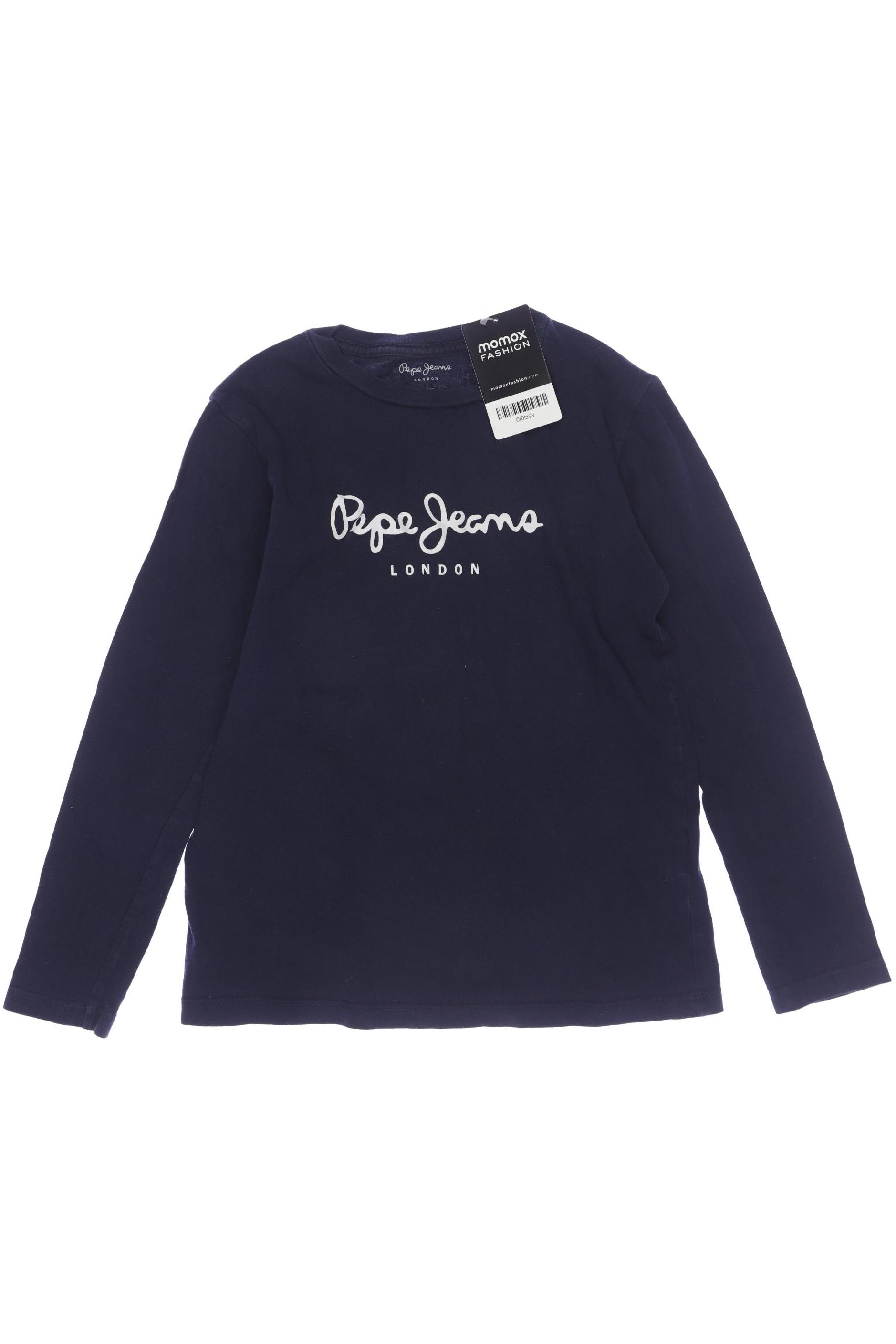 

Pepe Jeans Herren Langarmshirt, marineblau, Gr. 140