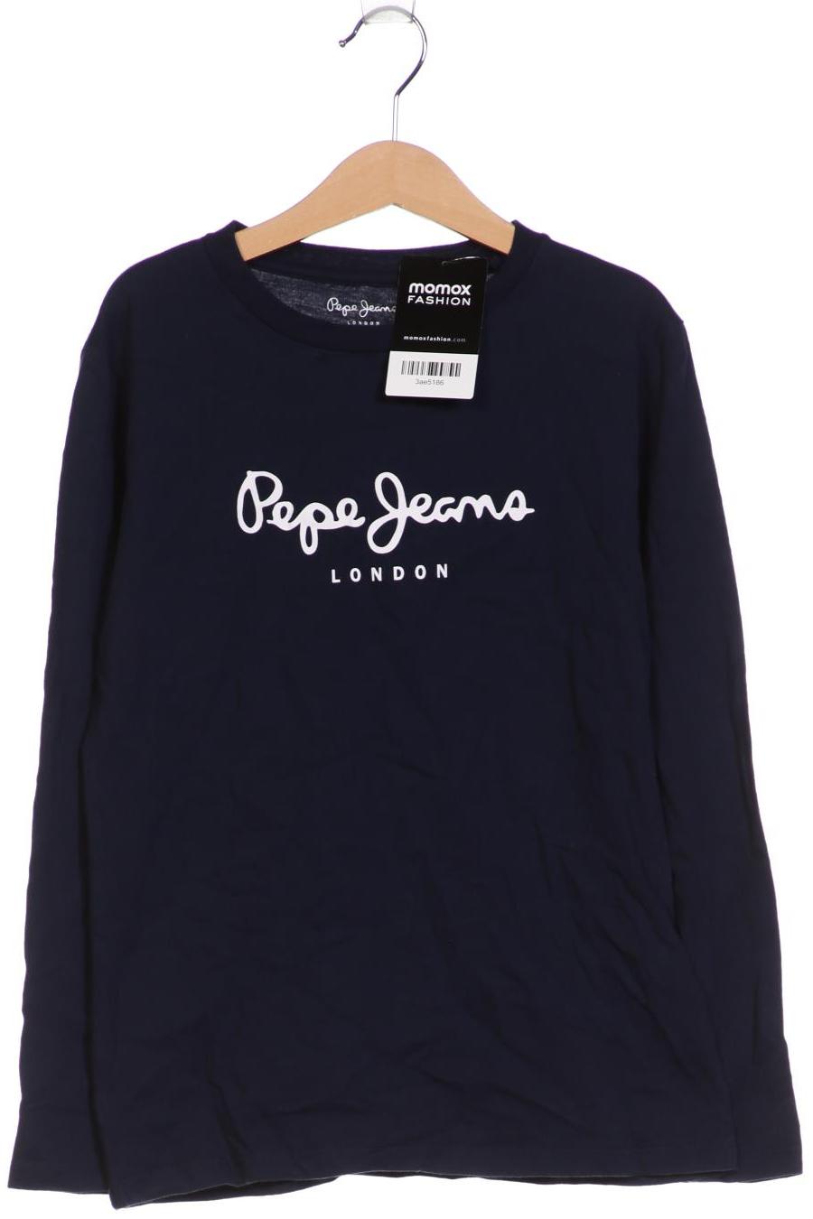 

Pepe Jeans Herren Langarmshirt, marineblau, Gr. 140