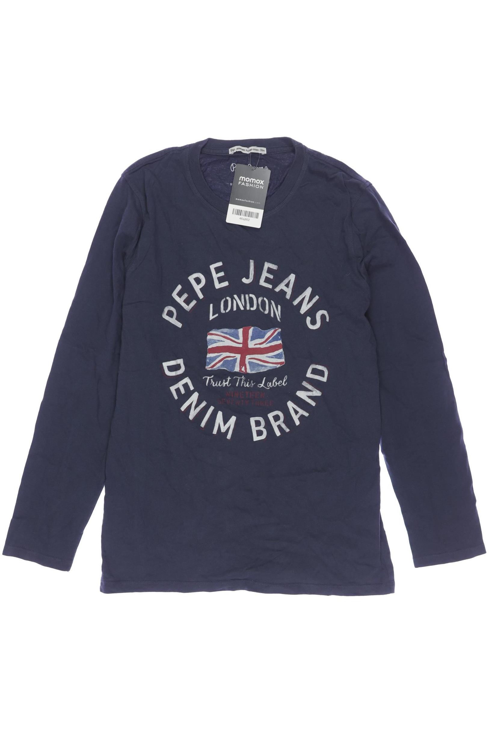 

Pepe Jeans Herren Langarmshirt, marineblau, Gr. 164