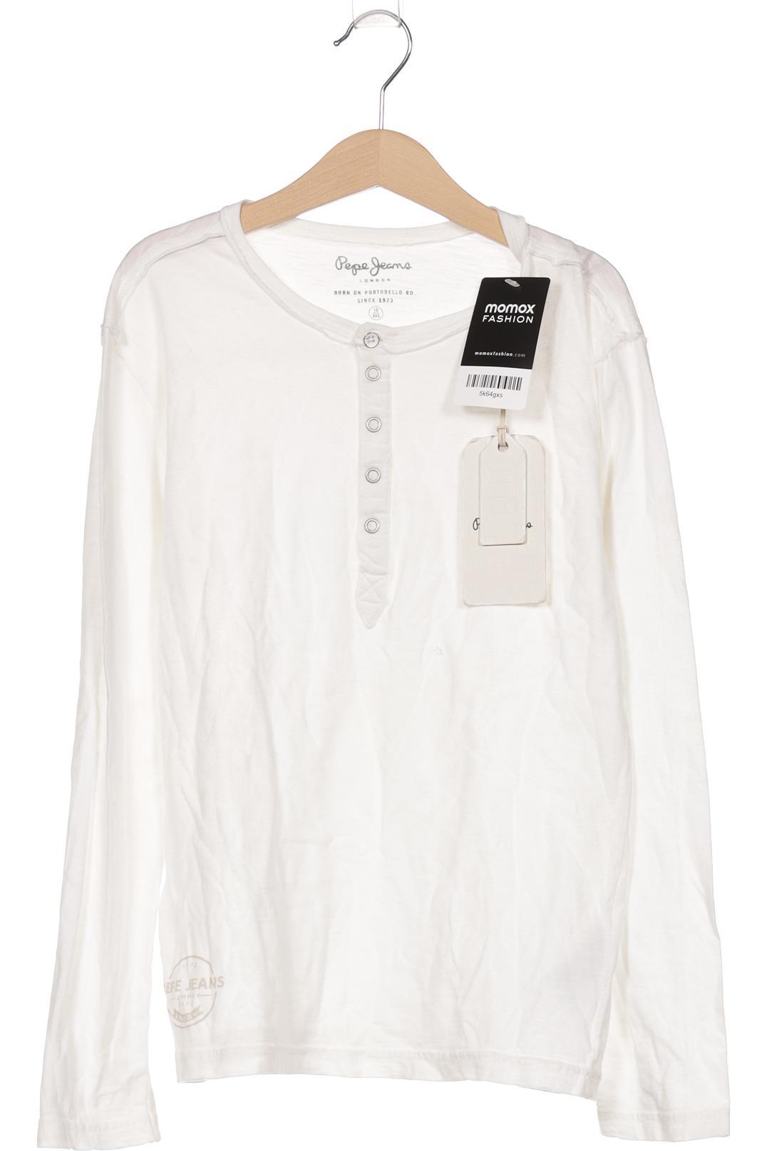 

Pepe Jeans Herren Langarmshirt, weiß, Gr. 140