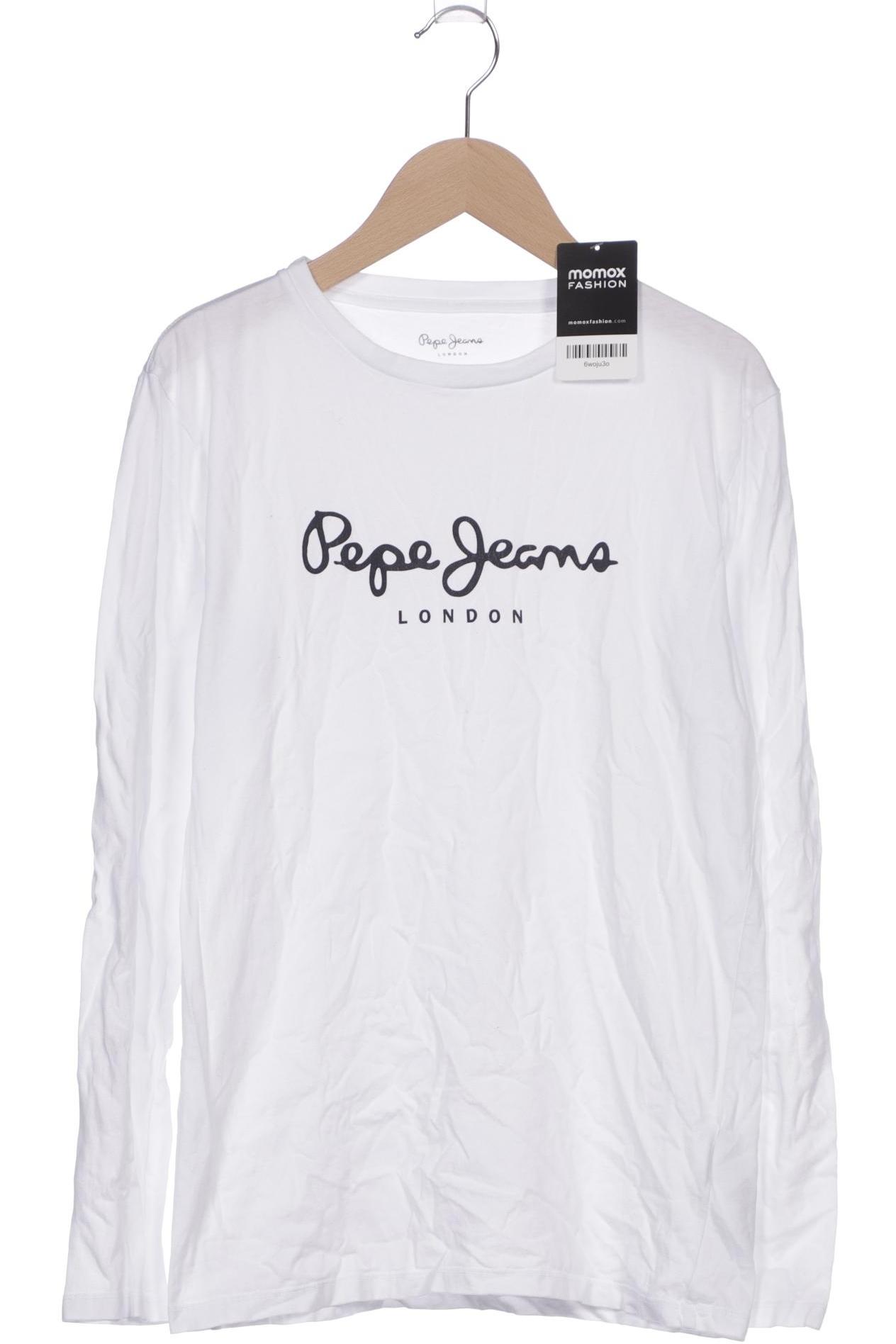 

Pepe Jeans Herren Langarmshirt, weiß, Gr. 146