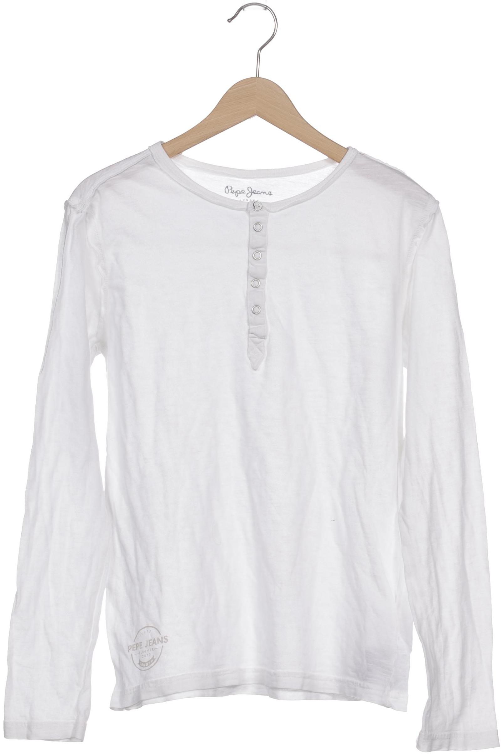 

Pepe Jeans Herren Langarmshirt, weiß, Gr. 152
