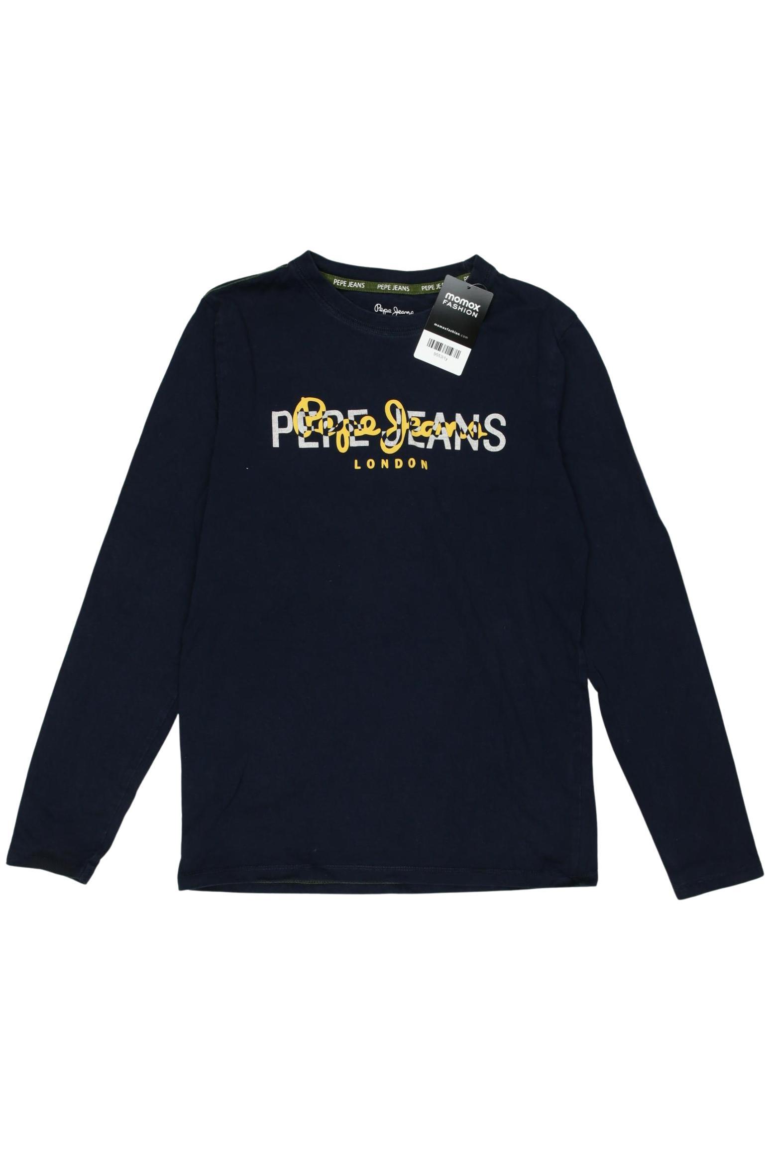 

Pepe Jeans Herren Langarmshirt, marineblau, Gr. 134