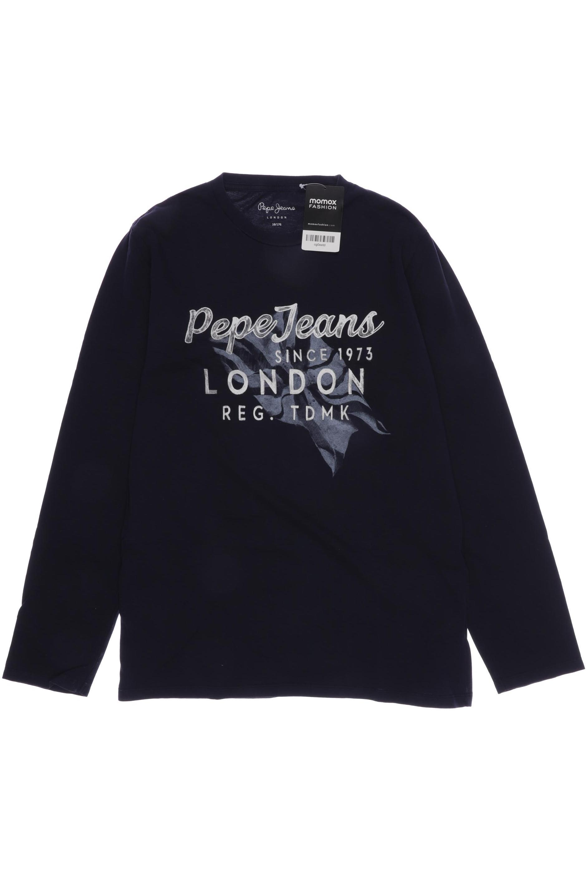 

Pepe Jeans Herren Langarmshirt, marineblau, Gr. 176