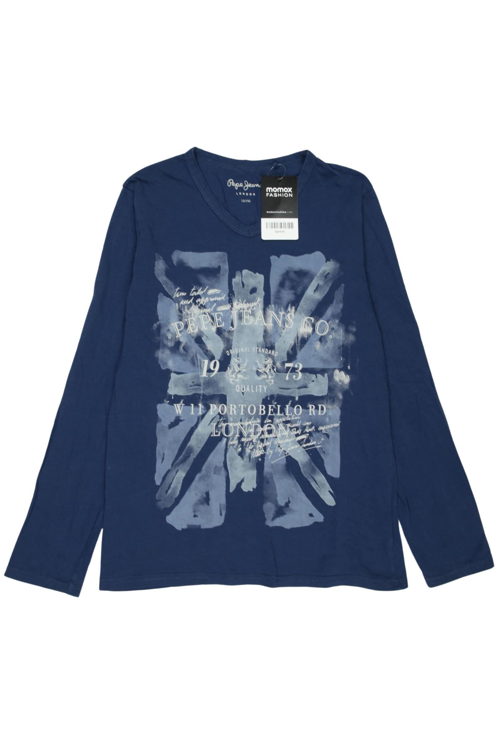 

Pepe Jeans Herren Langarmshirt, marineblau, Gr. 152