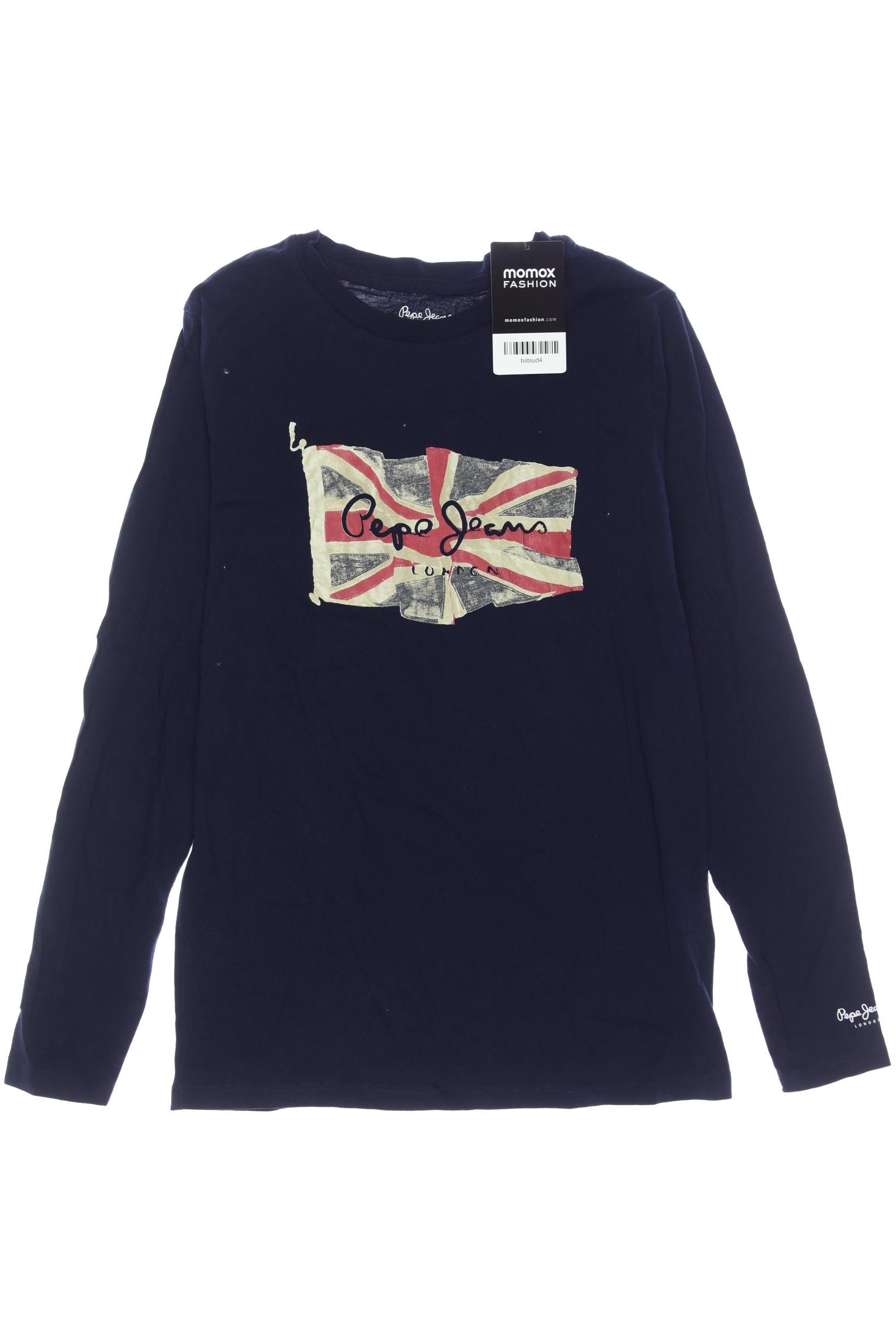 

Pepe Jeans Herren Langarmshirt, marineblau, Gr. 152