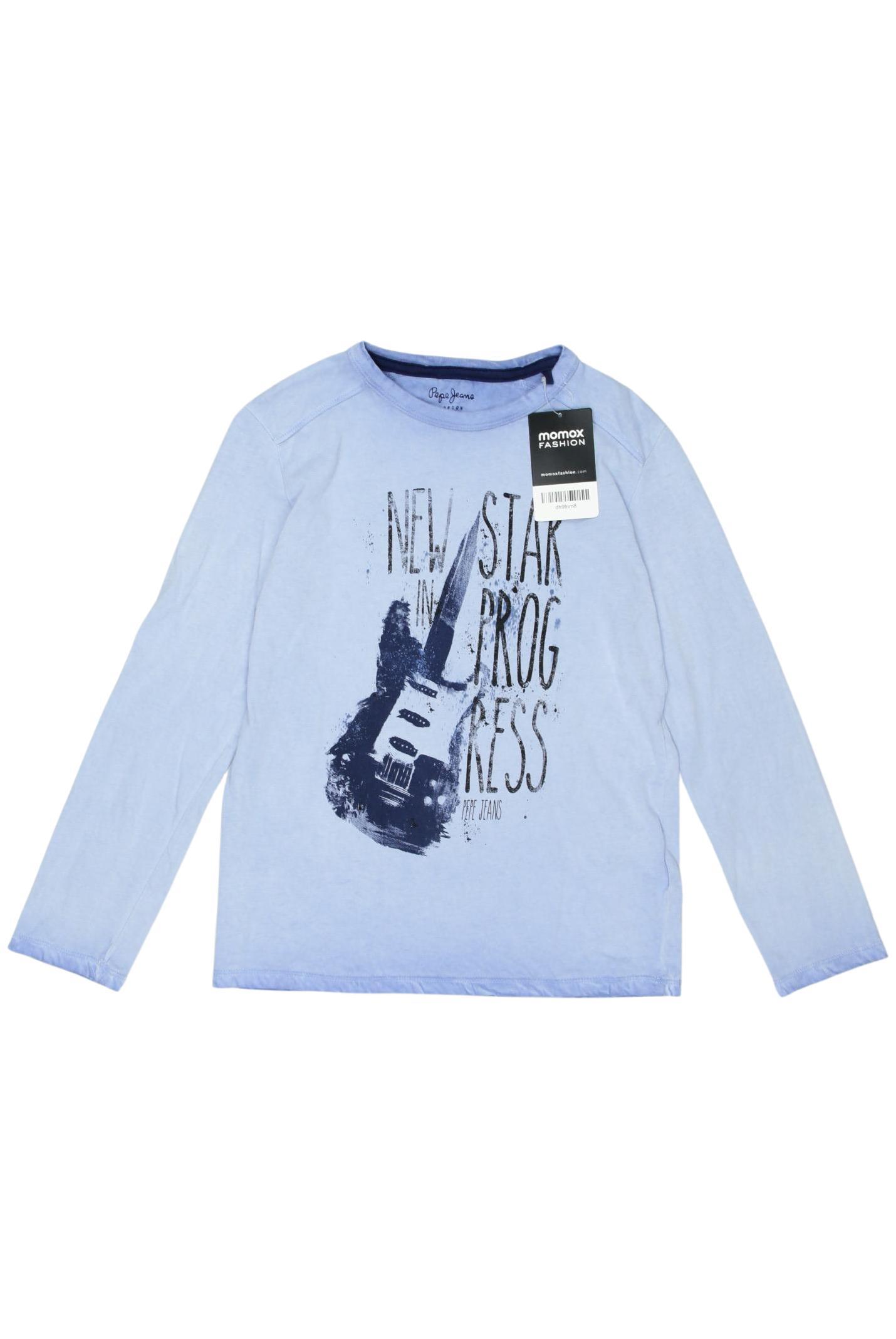 

Pepe Jeans Herren Langarmshirt, blau, Gr. 128