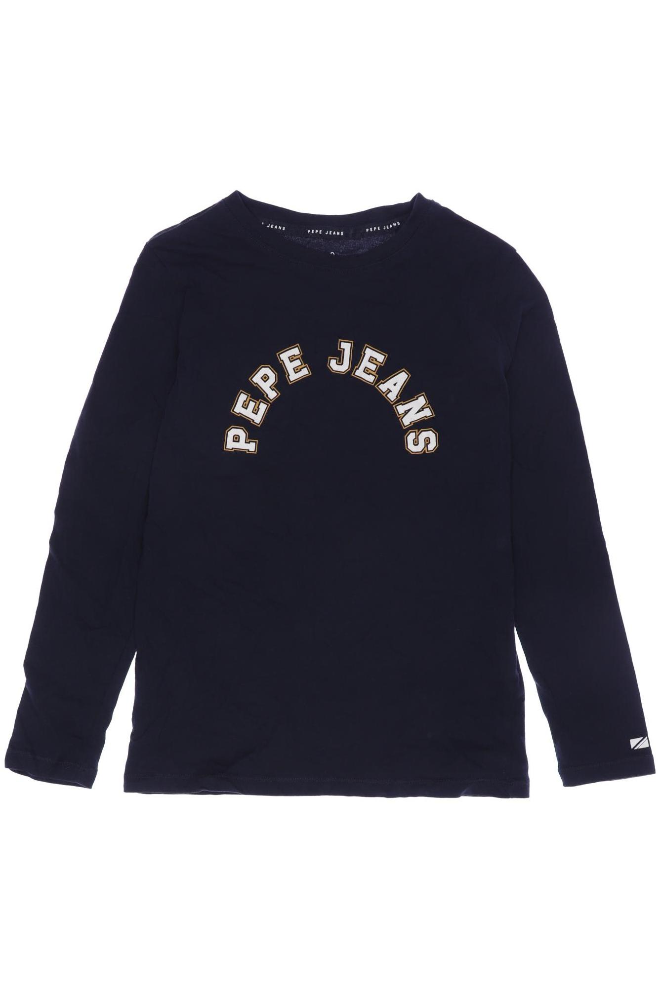

Pepe Jeans Herren Langarmshirt, marineblau, Gr. 140