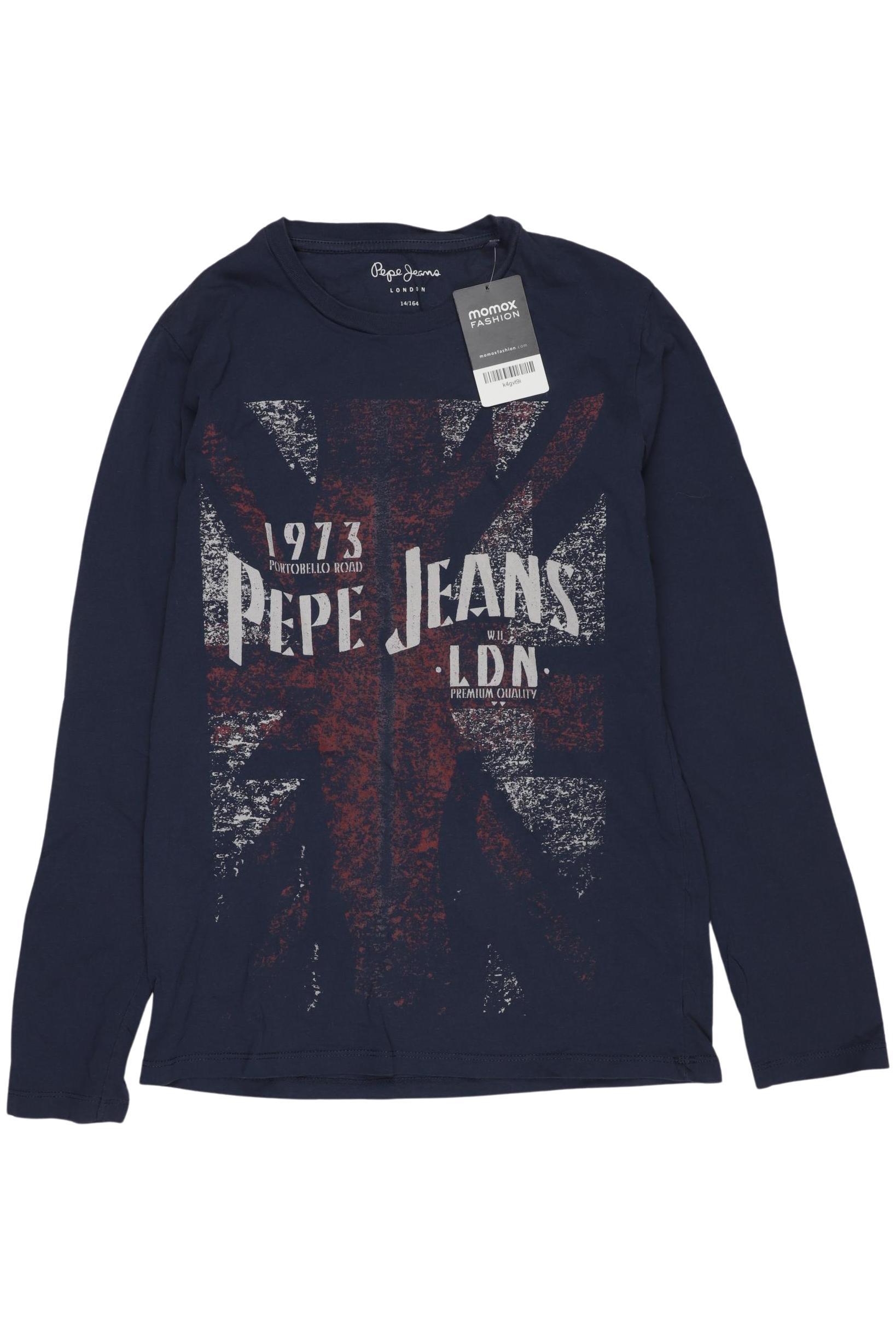 

Pepe Jeans Herren Langarmshirt, marineblau, Gr. 164