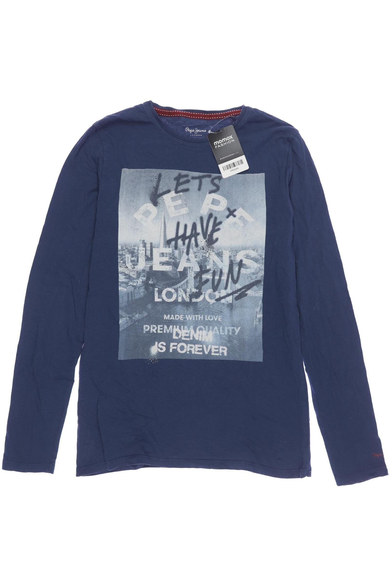 

Pepe Jeans Herren Langarmshirt, marineblau, Gr. 164