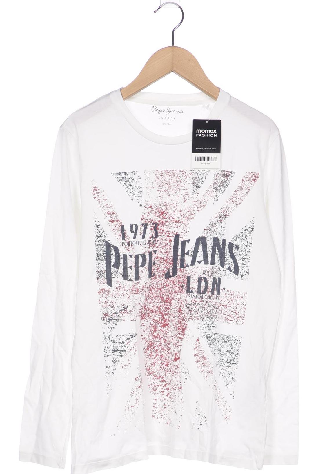 

Pepe Jeans Herren Langarmshirt, weiß, Gr. 164