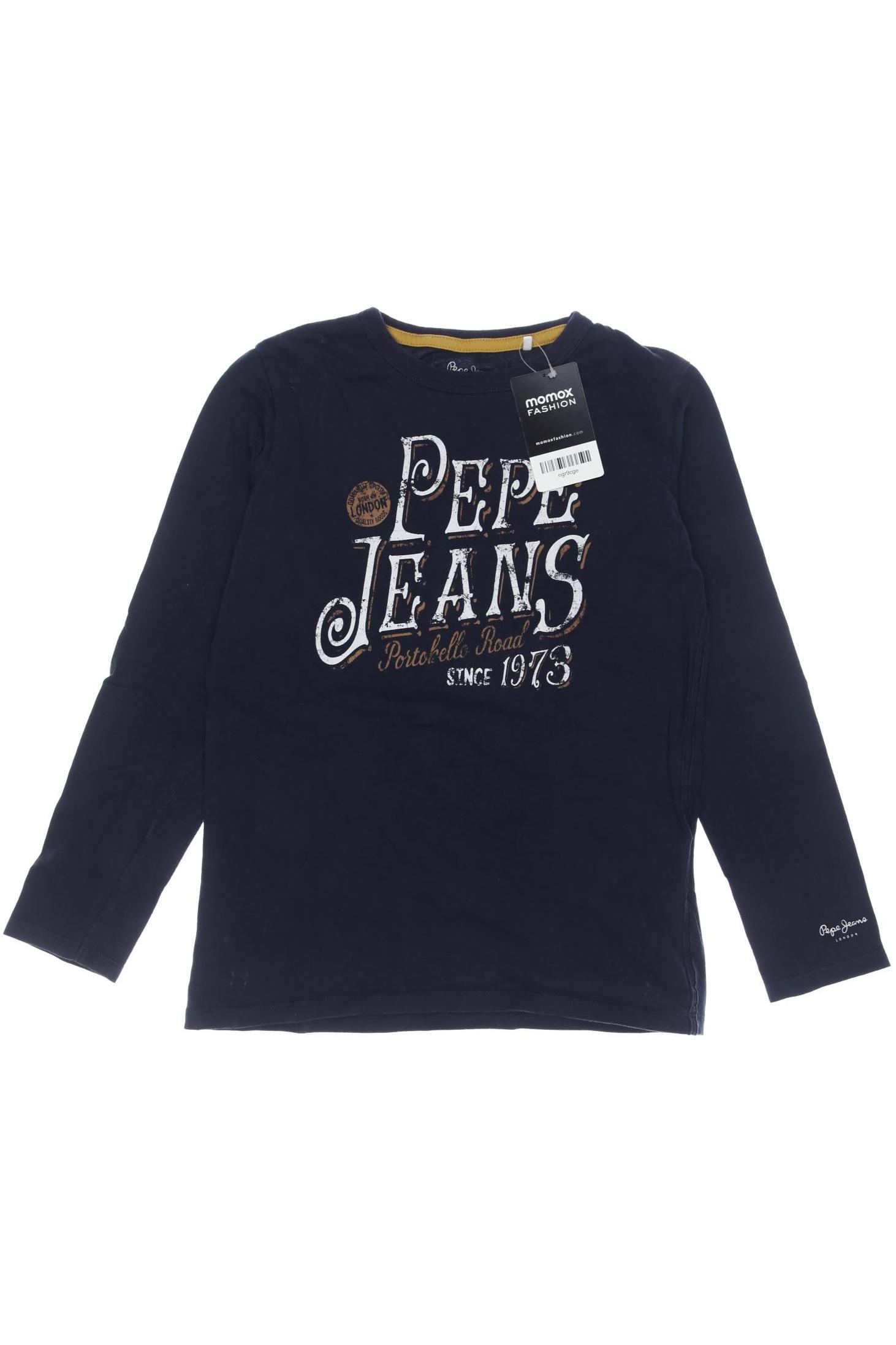 

Pepe Jeans Herren Langarmshirt, marineblau, Gr. 140