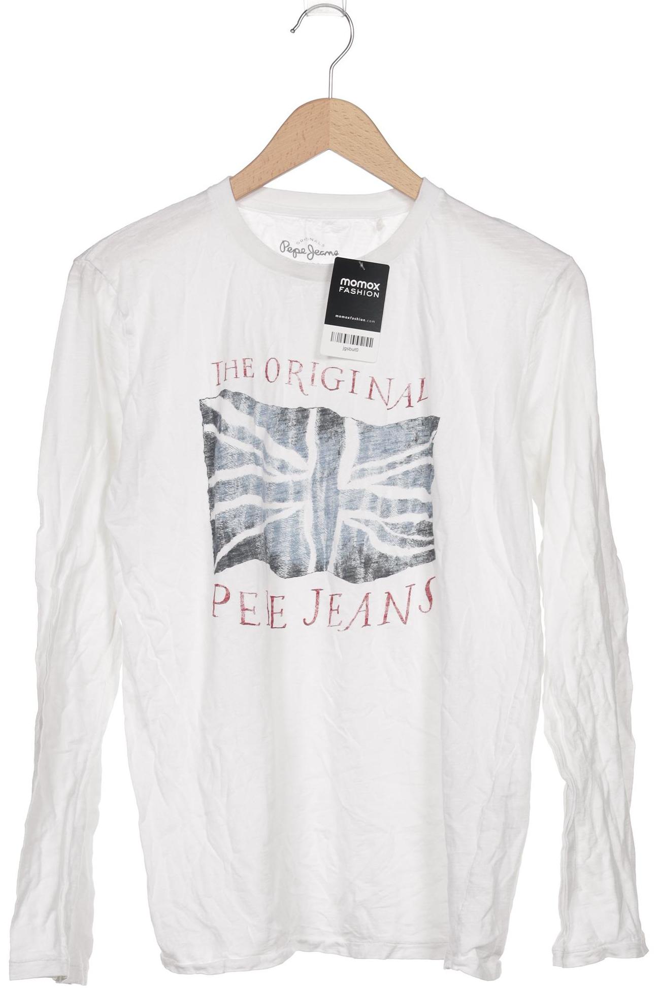 

Pepe Jeans Herren Langarmshirt, weiß, Gr. 176