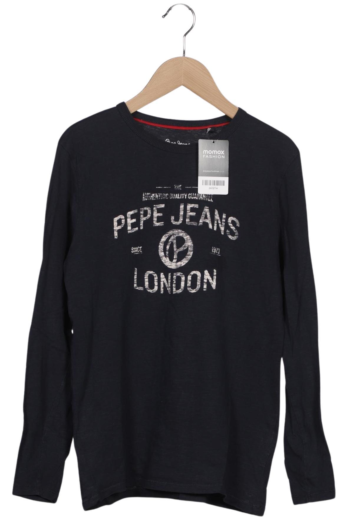 

Pepe Jeans Herren Langarmshirt, marineblau, Gr. 164