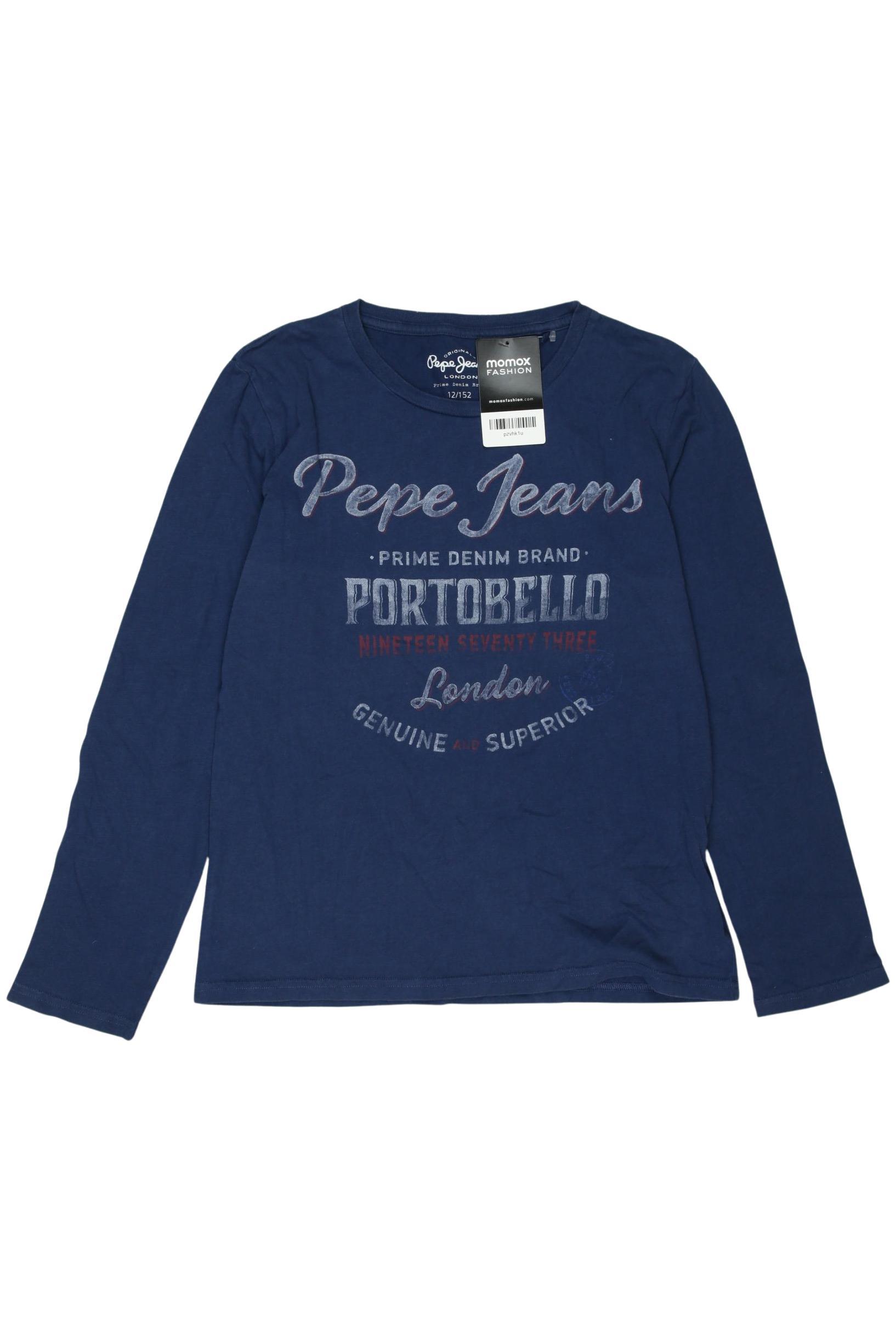 

Pepe Jeans Herren Langarmshirt, marineblau, Gr. 152