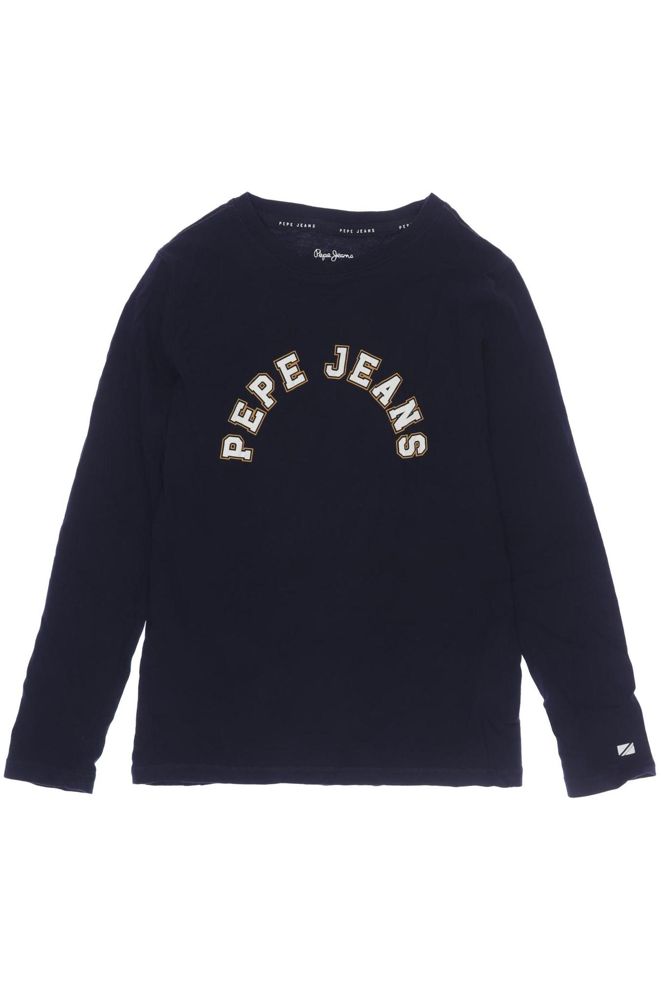 

Pepe Jeans Herren Langarmshirt, marineblau, Gr. 140