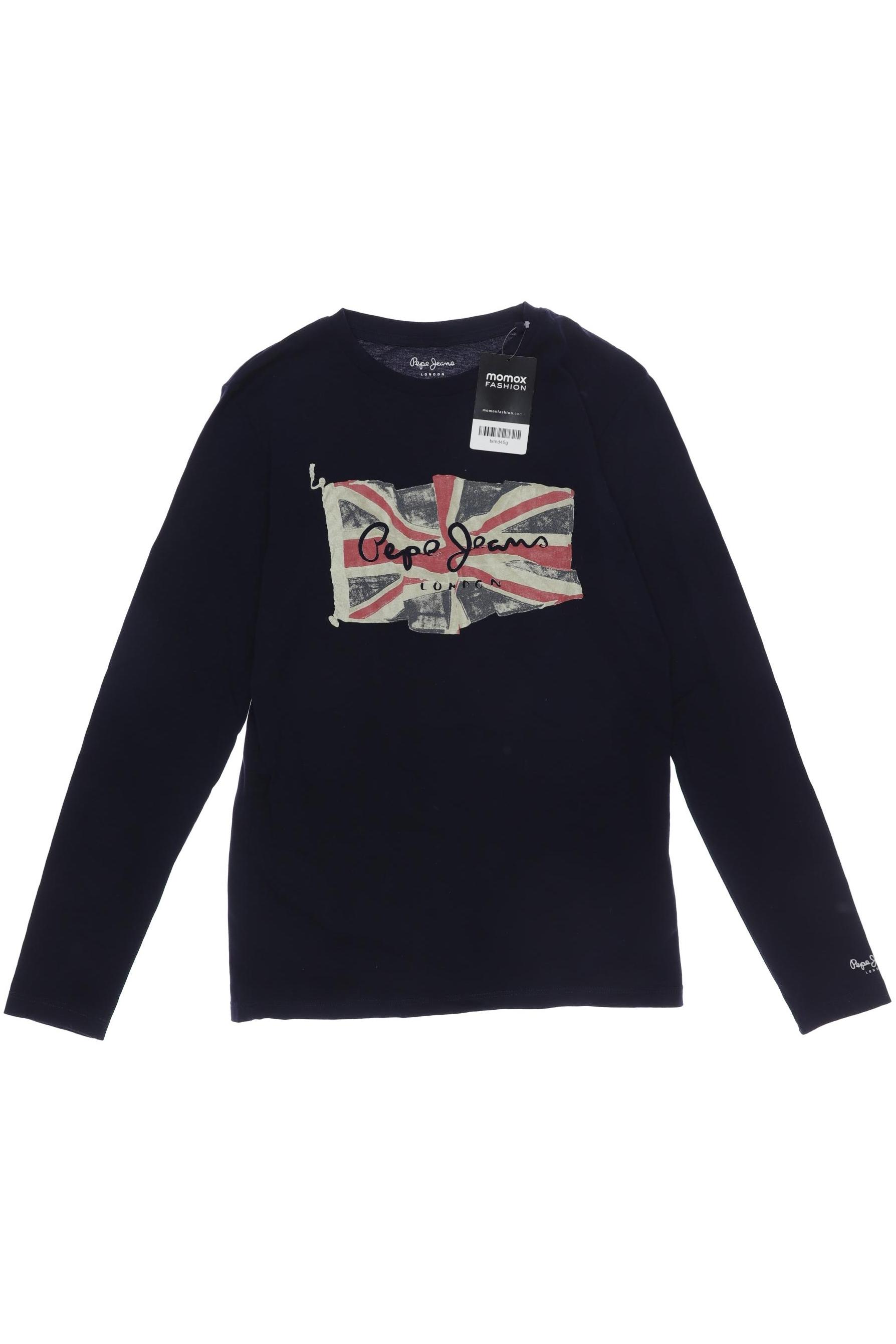

Pepe Jeans Herren Langarmshirt, marineblau, Gr. 134