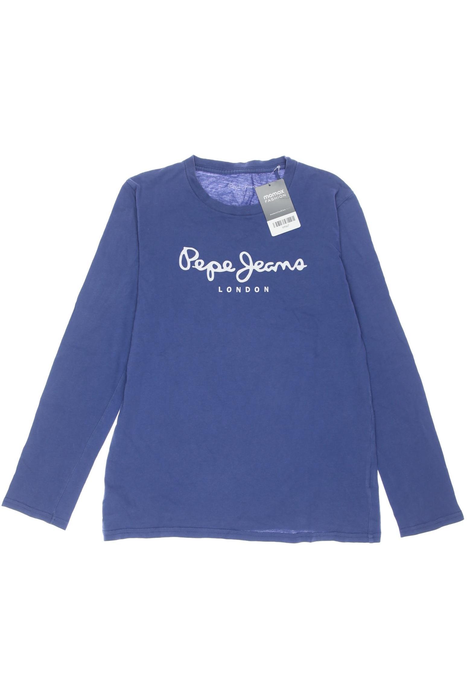 

Pepe Jeans Herren Langarmshirt, blau, Gr. 164