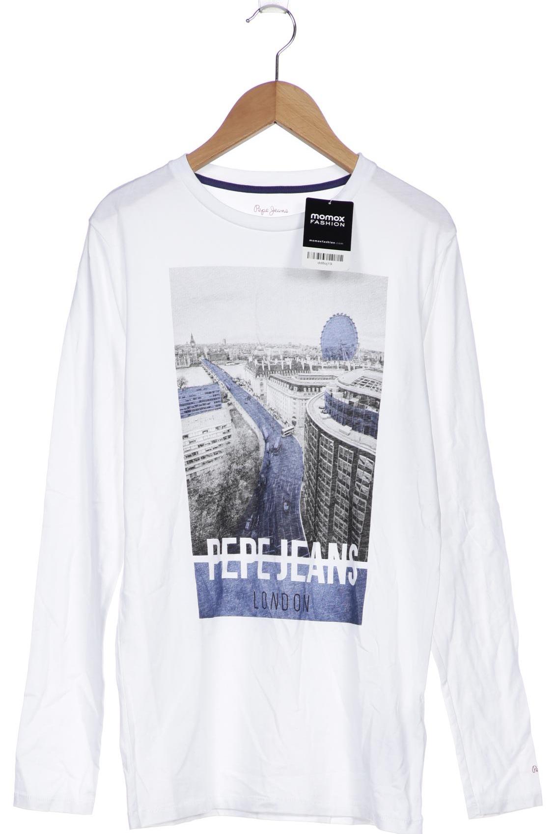 

Pepe Jeans Herren Langarmshirt, weiß, Gr. 176