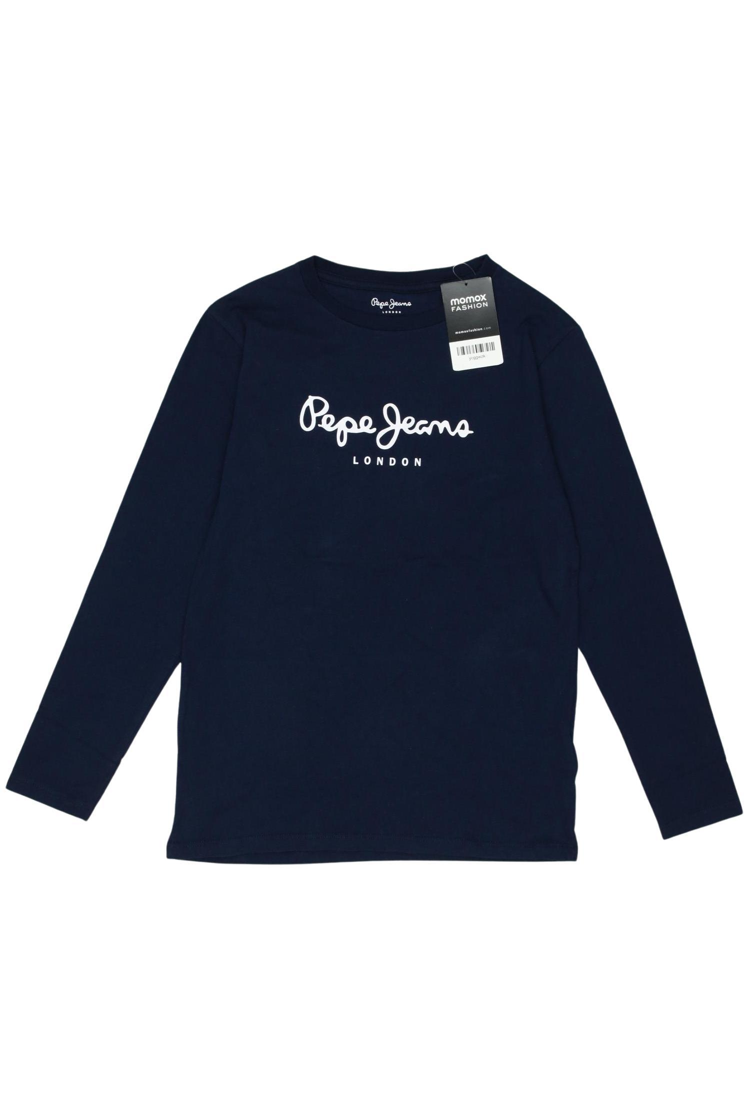 

Pepe Jeans Herren Langarmshirt, marineblau, Gr. 152