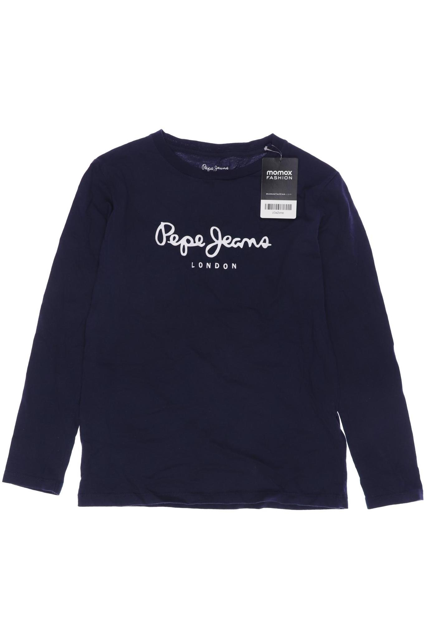 

Pepe Jeans Herren Langarmshirt, marineblau, Gr. 140