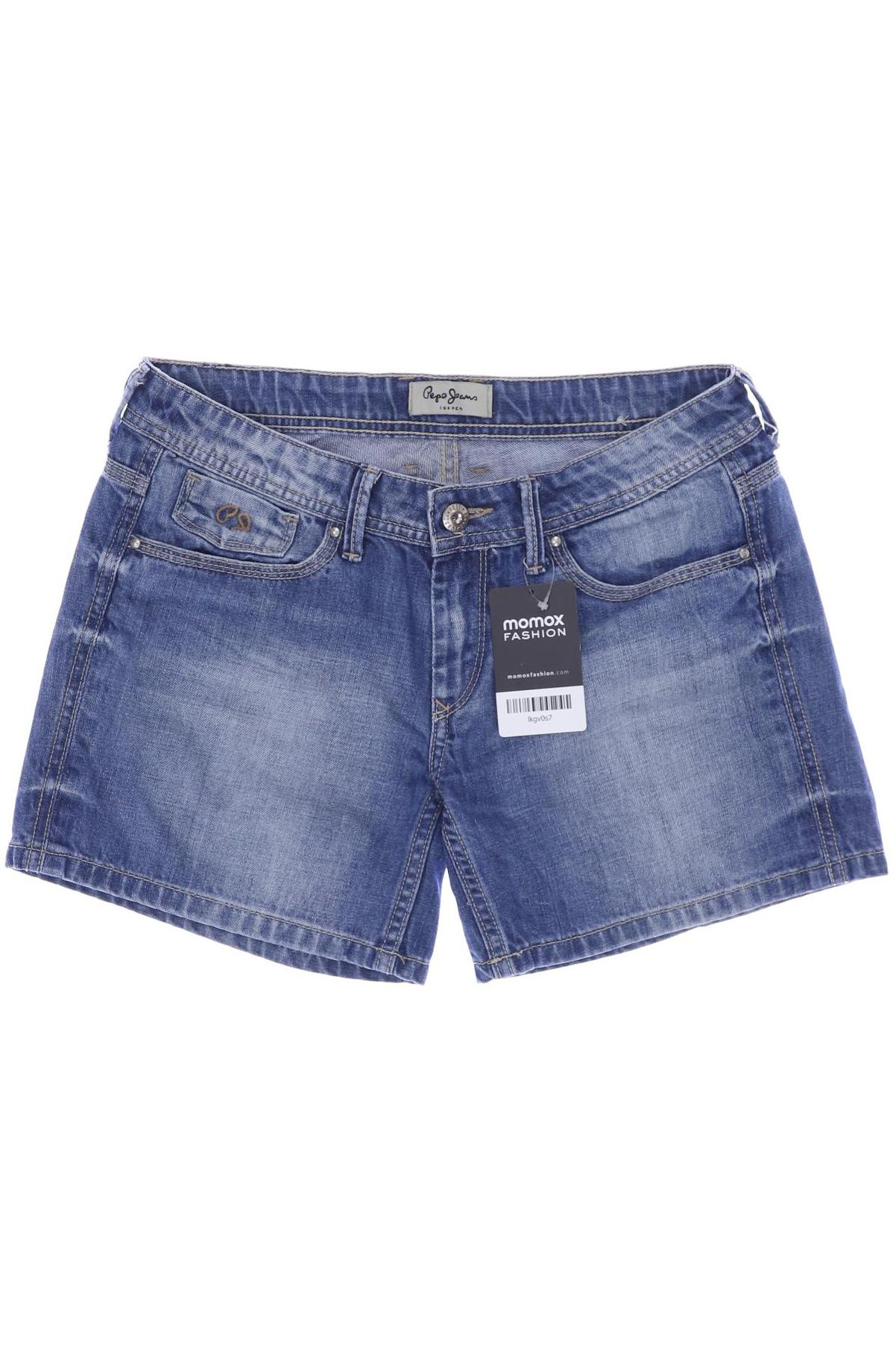 

Pepe Jeans Damen Shorts, blau, Gr. 146