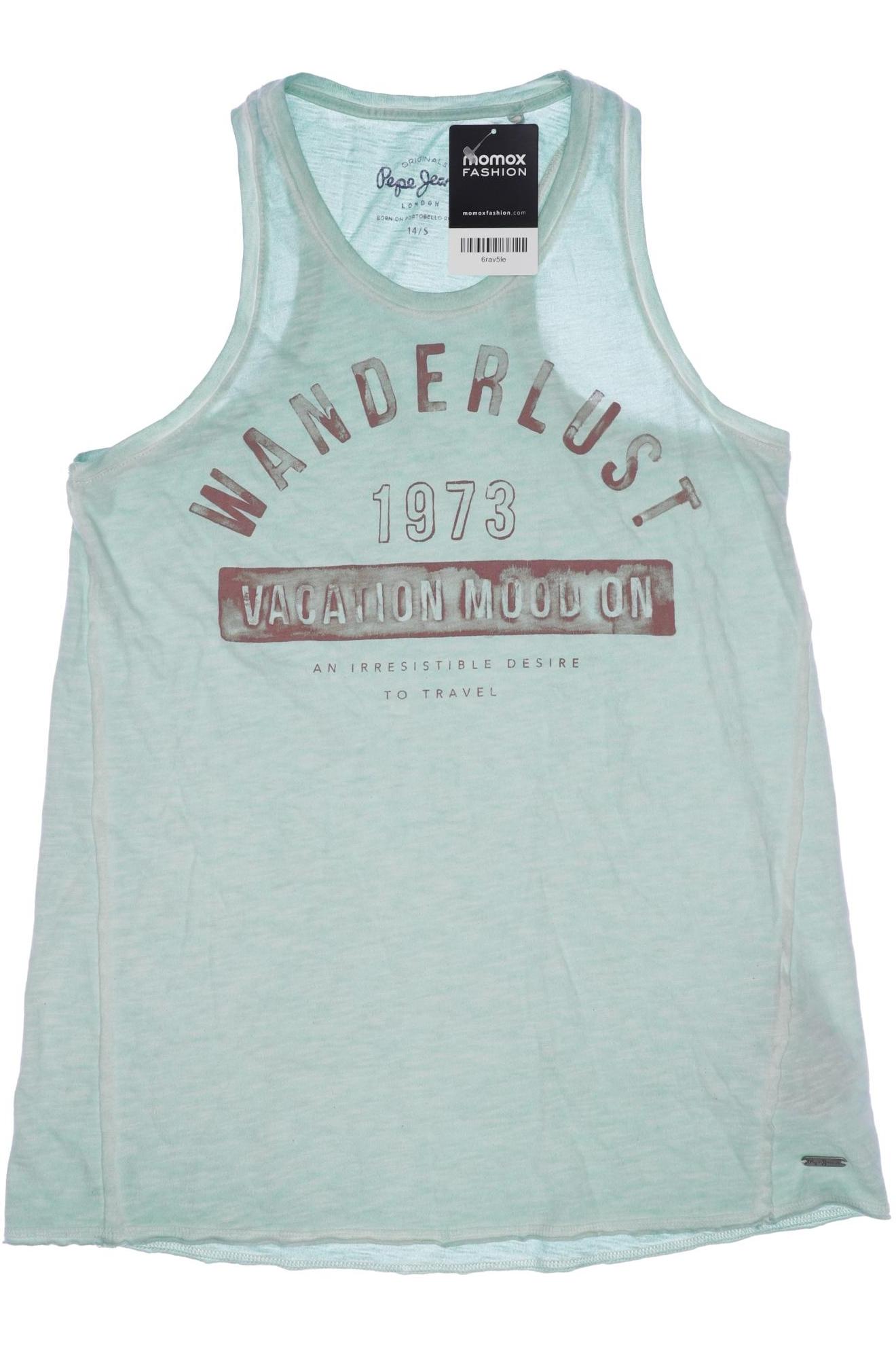 

Pepe Jeans Damen Top, türkis, Gr. 14