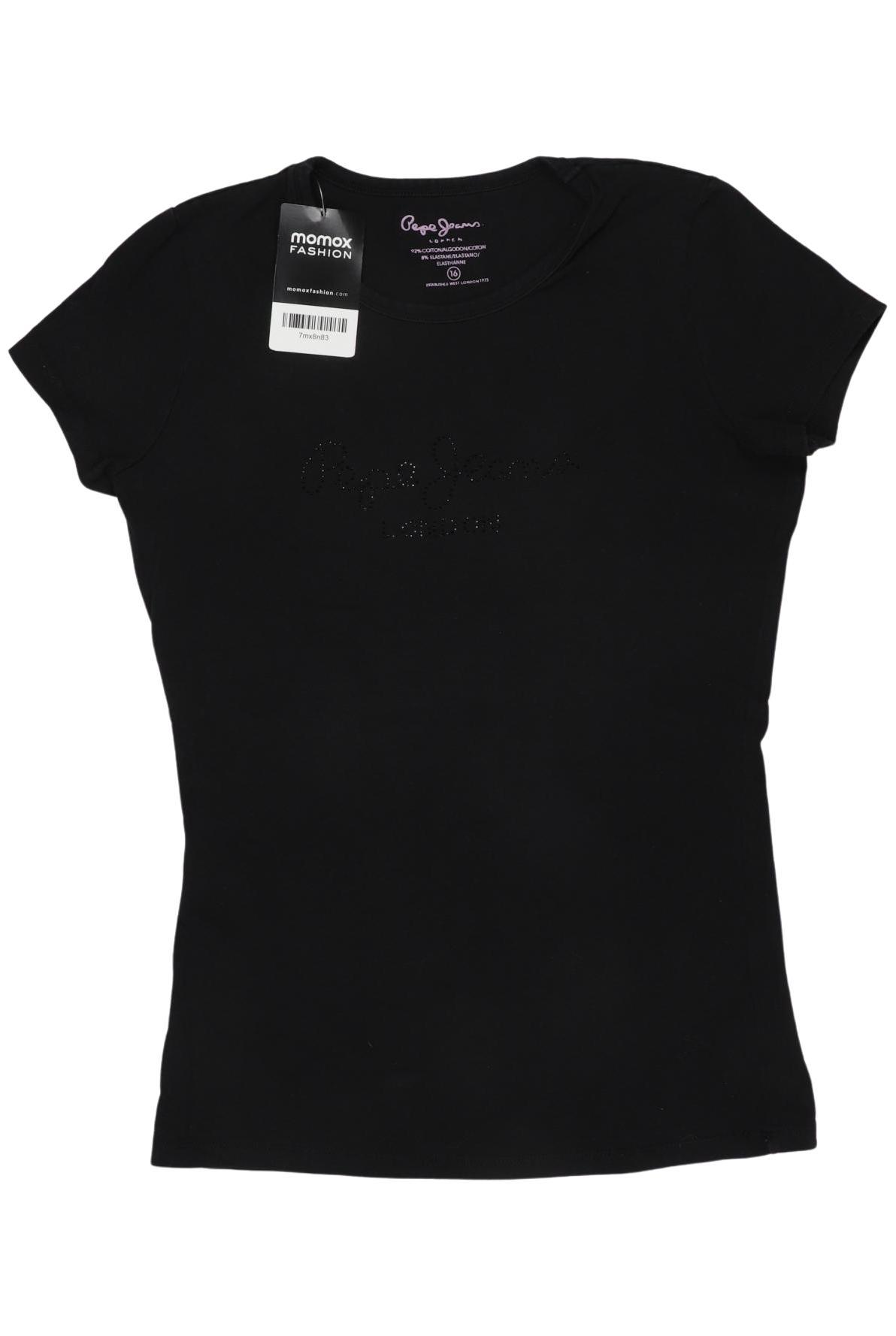 

Pepe Jeans Damen T-Shirt, schwarz, Gr. 16