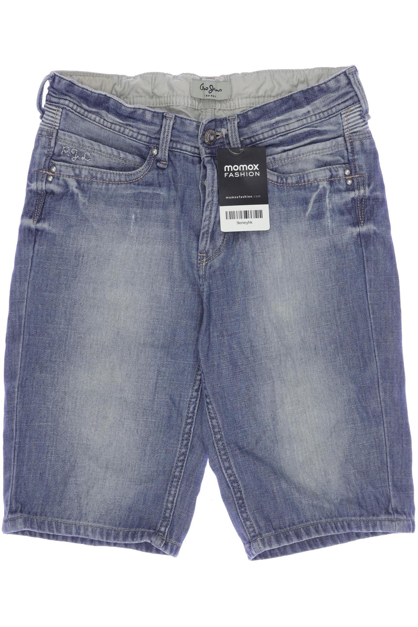 

Pepe Jeans Damen Shorts, blau, Gr. 152