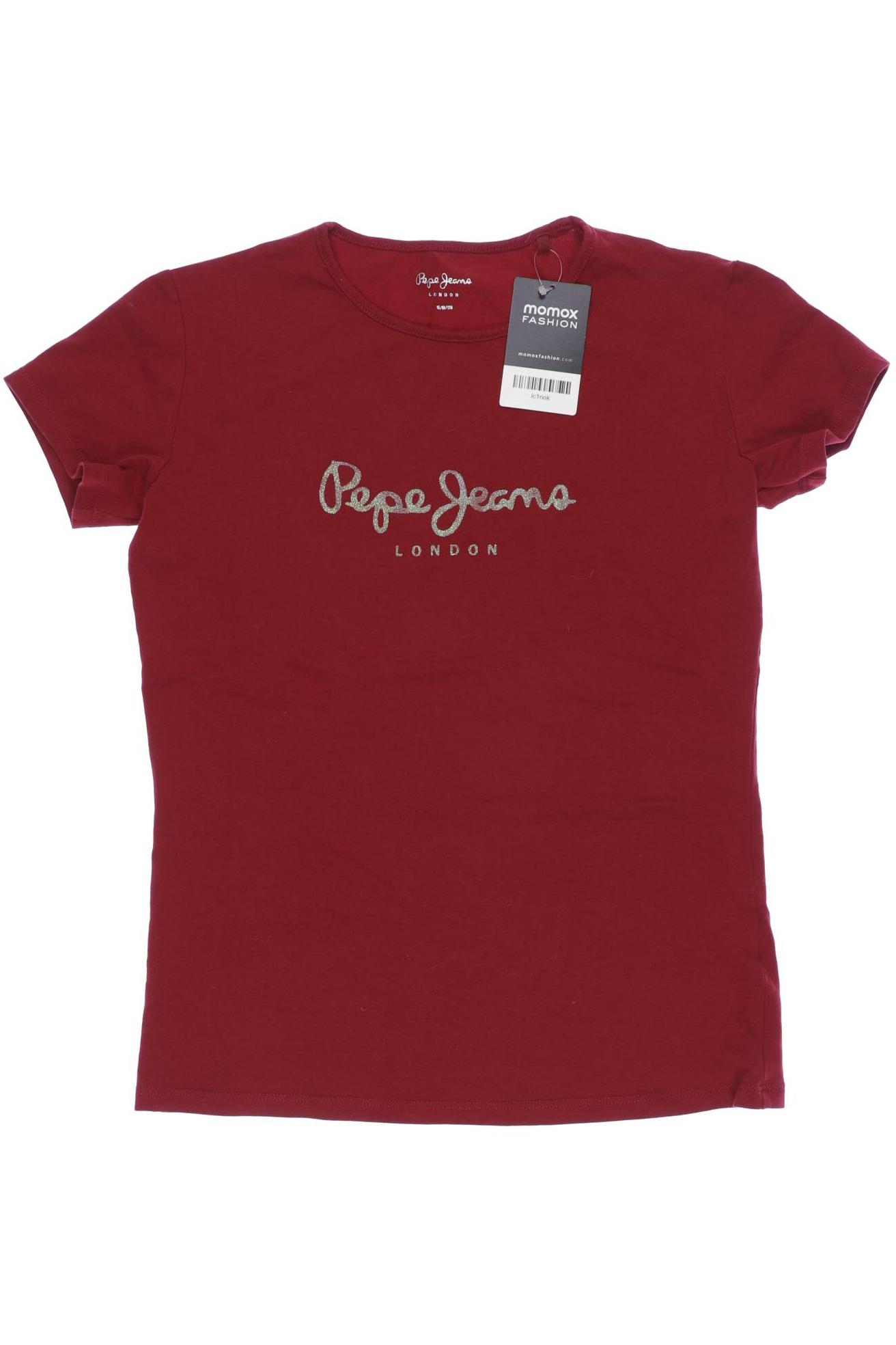 

Pepe Jeans Damen T-Shirt, bordeaux, Gr. 176
