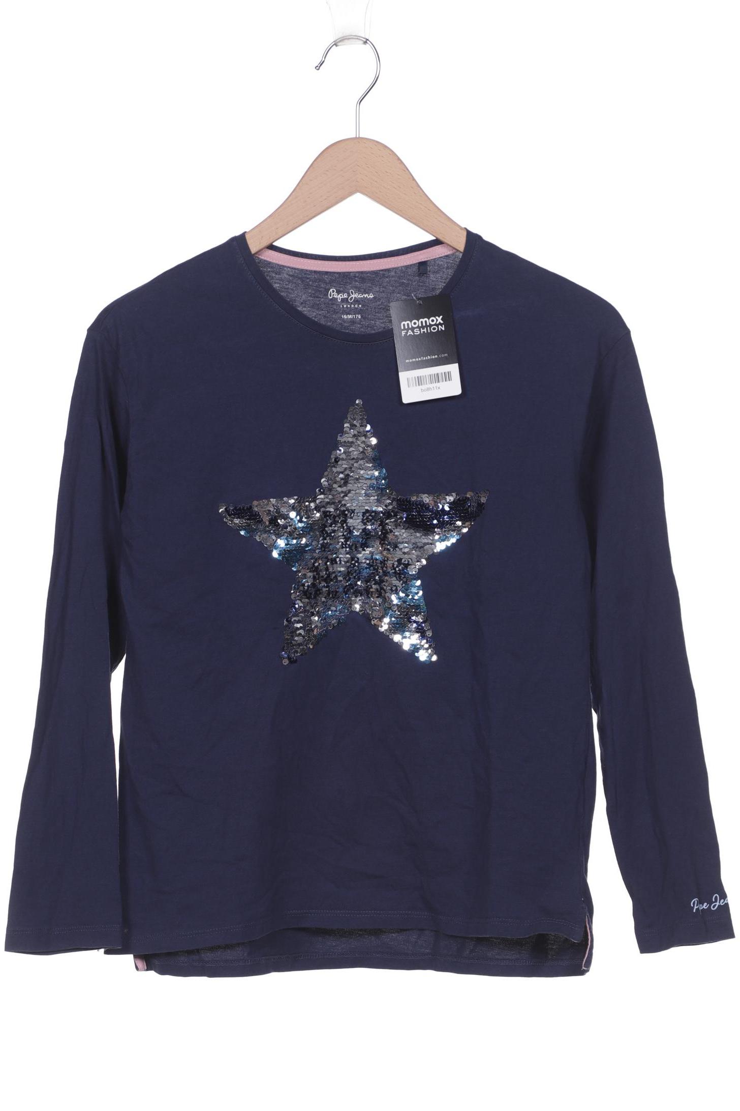 

Pepe Jeans Damen Langarmshirt, marineblau, Gr. 146