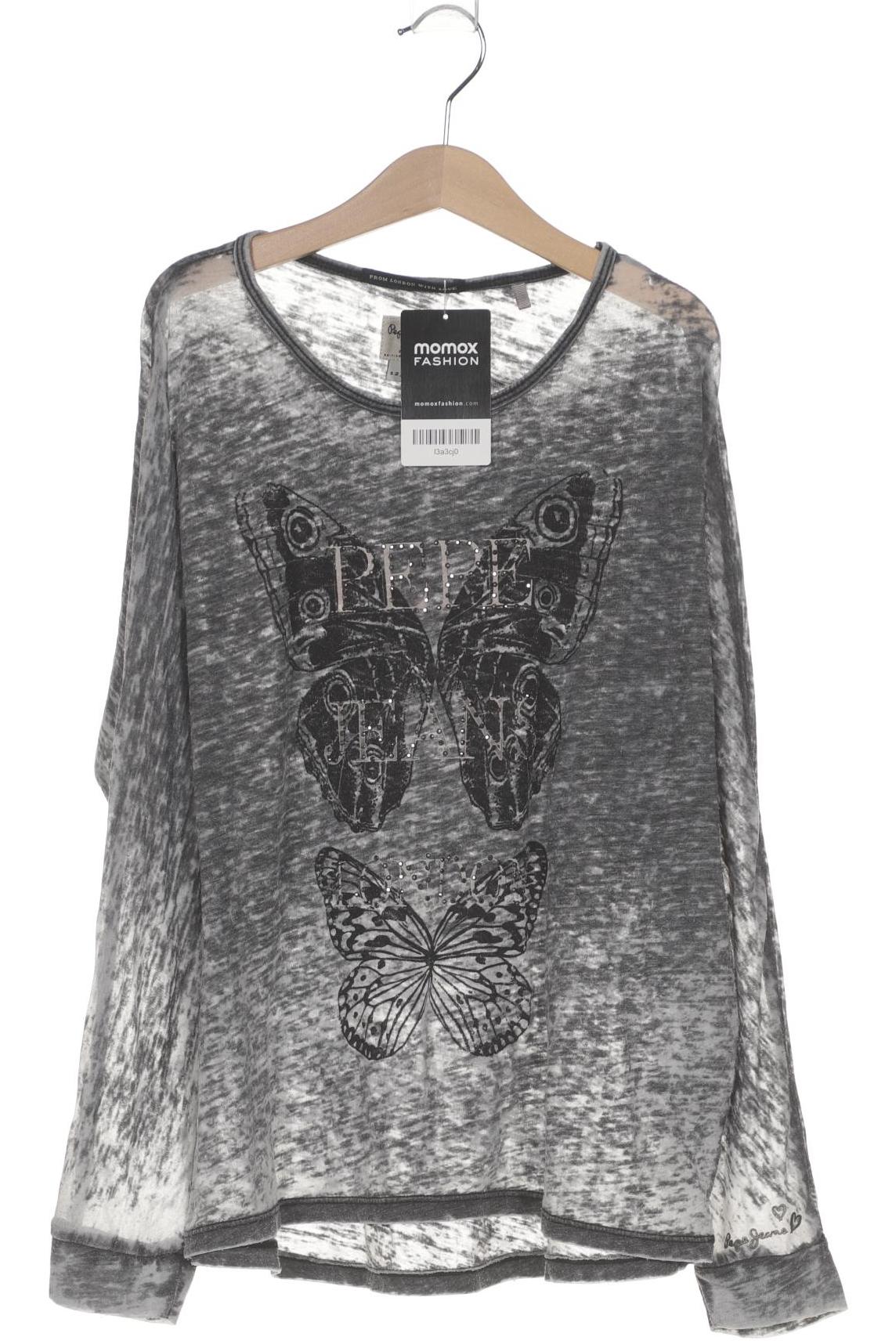 

Pepe Jeans Damen Langarmshirt, grau, Gr. 152