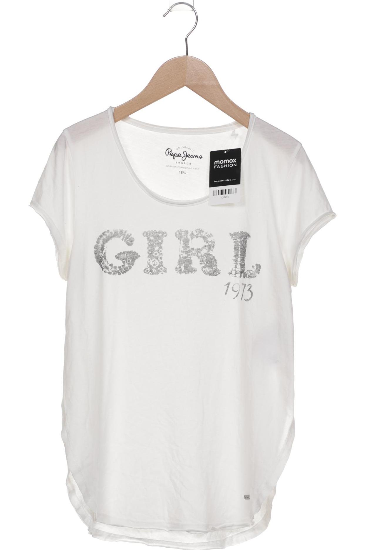 

Pepe Jeans Damen T-Shirt, weiß, Gr. 18