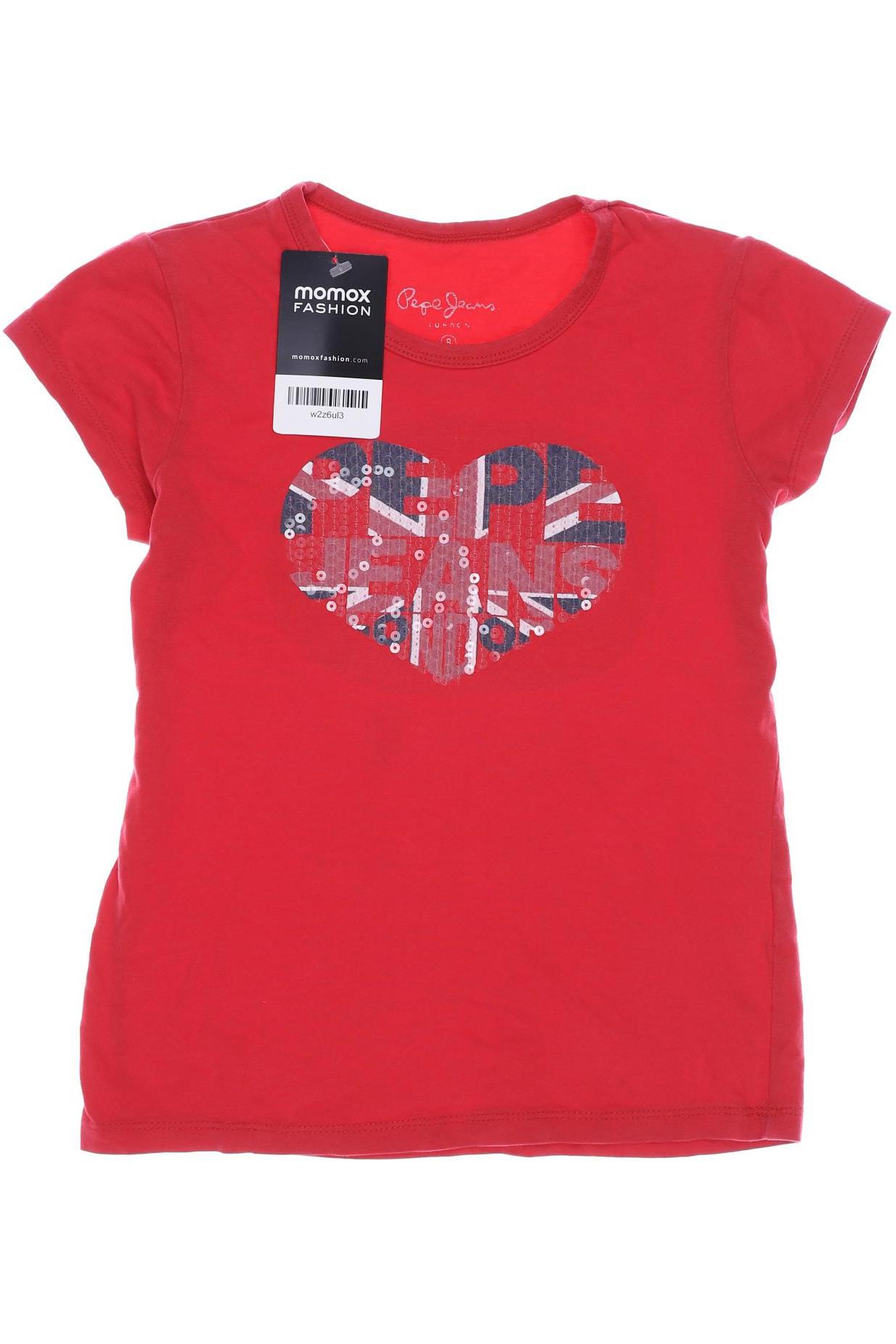 

Pepe Jeans Damen T-Shirt, rot, Gr. 128