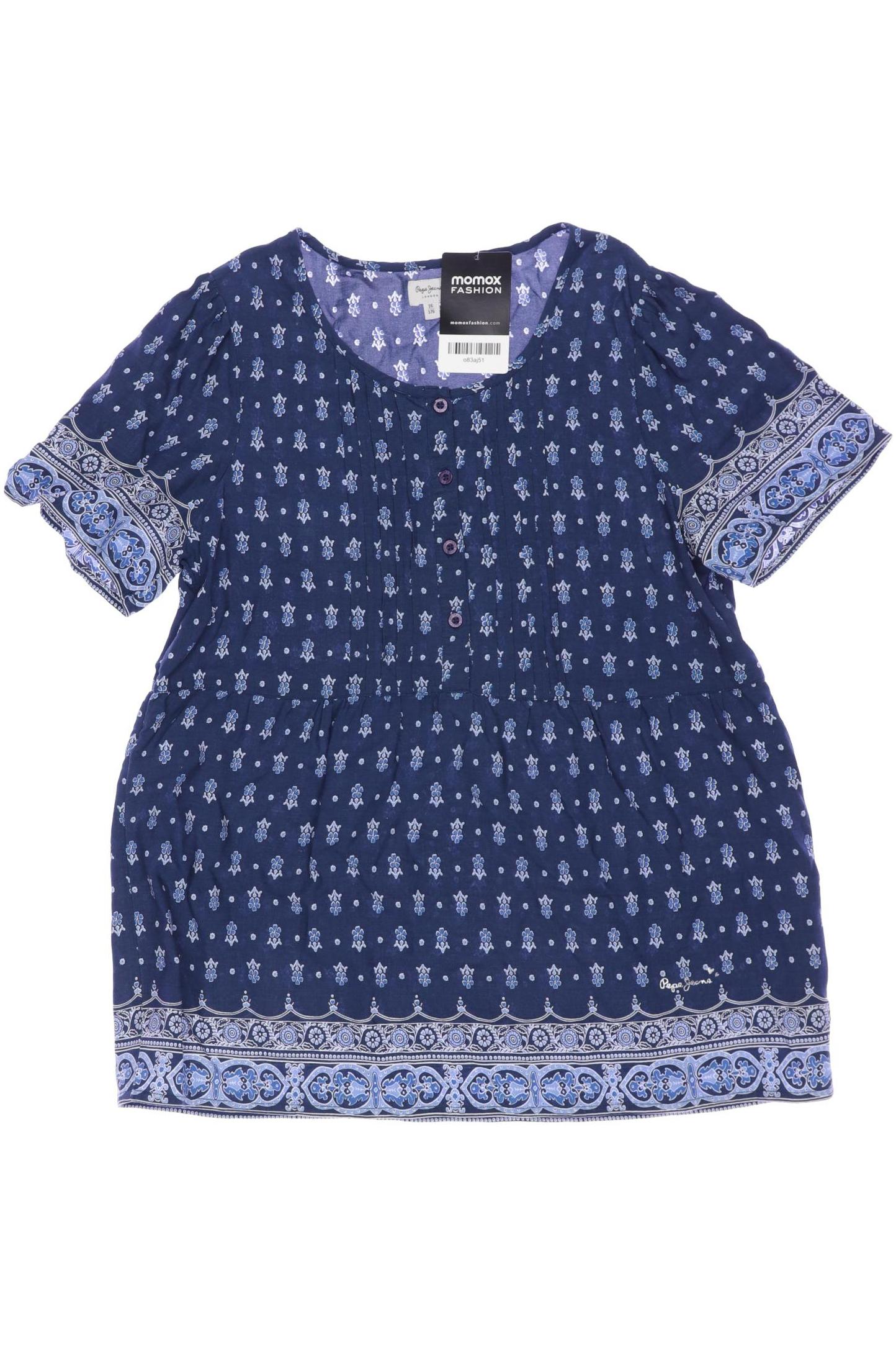 

Pepe Jeans Damen Bluse, blau, Gr. 16