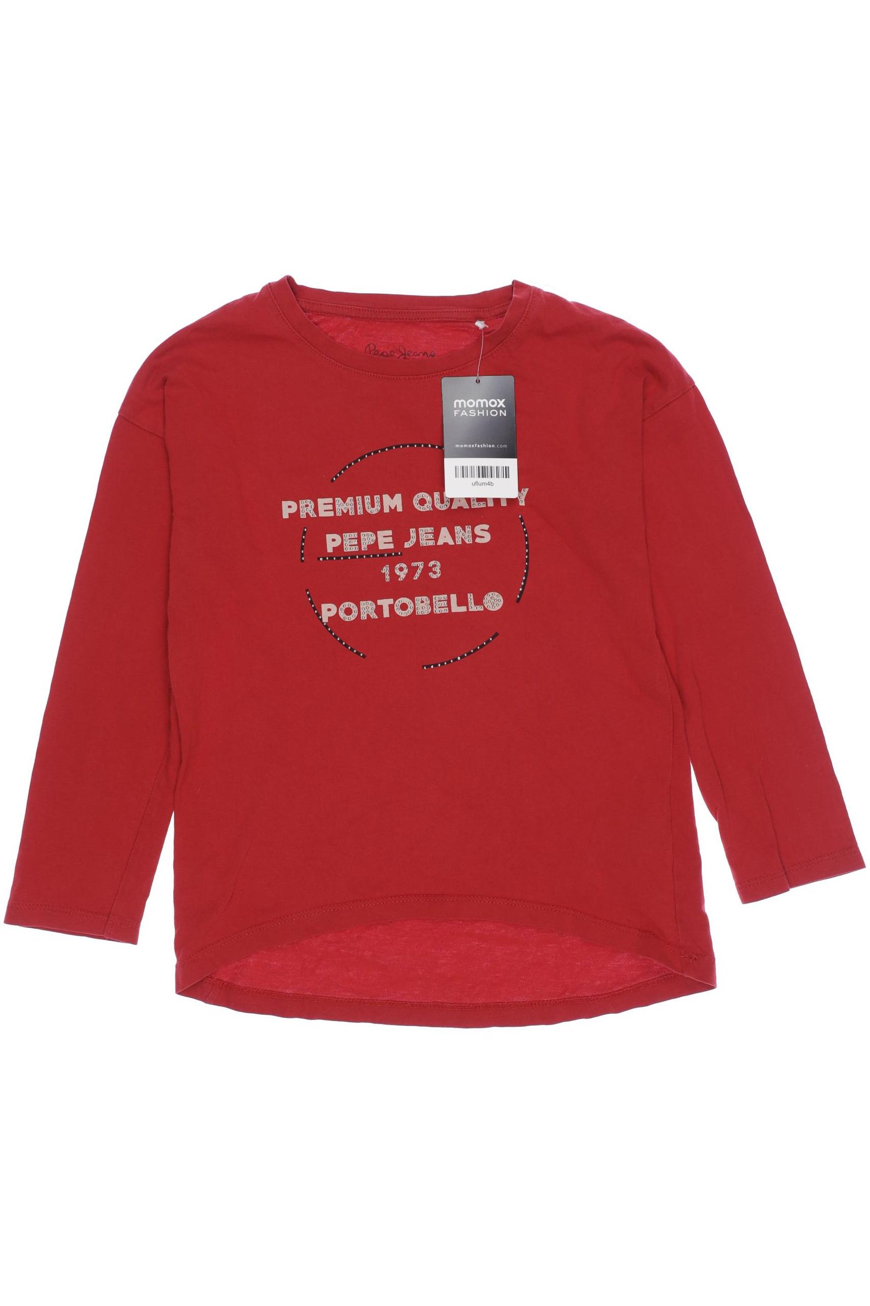 

Pepe Jeans Damen Langarmshirt, rot, Gr. 128