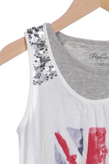 Thumbnail - Pepe Jeans Mädchen Top, weiß, Gr. 10