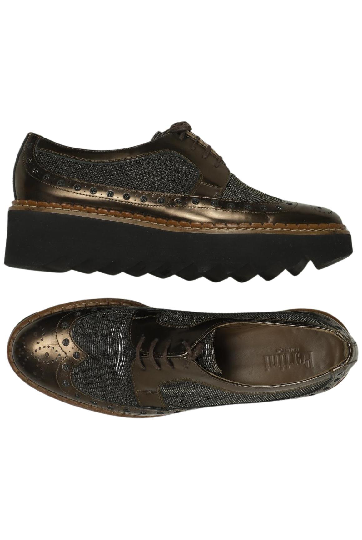 

Pertini Damen Halbschuh, gold, Gr. 39