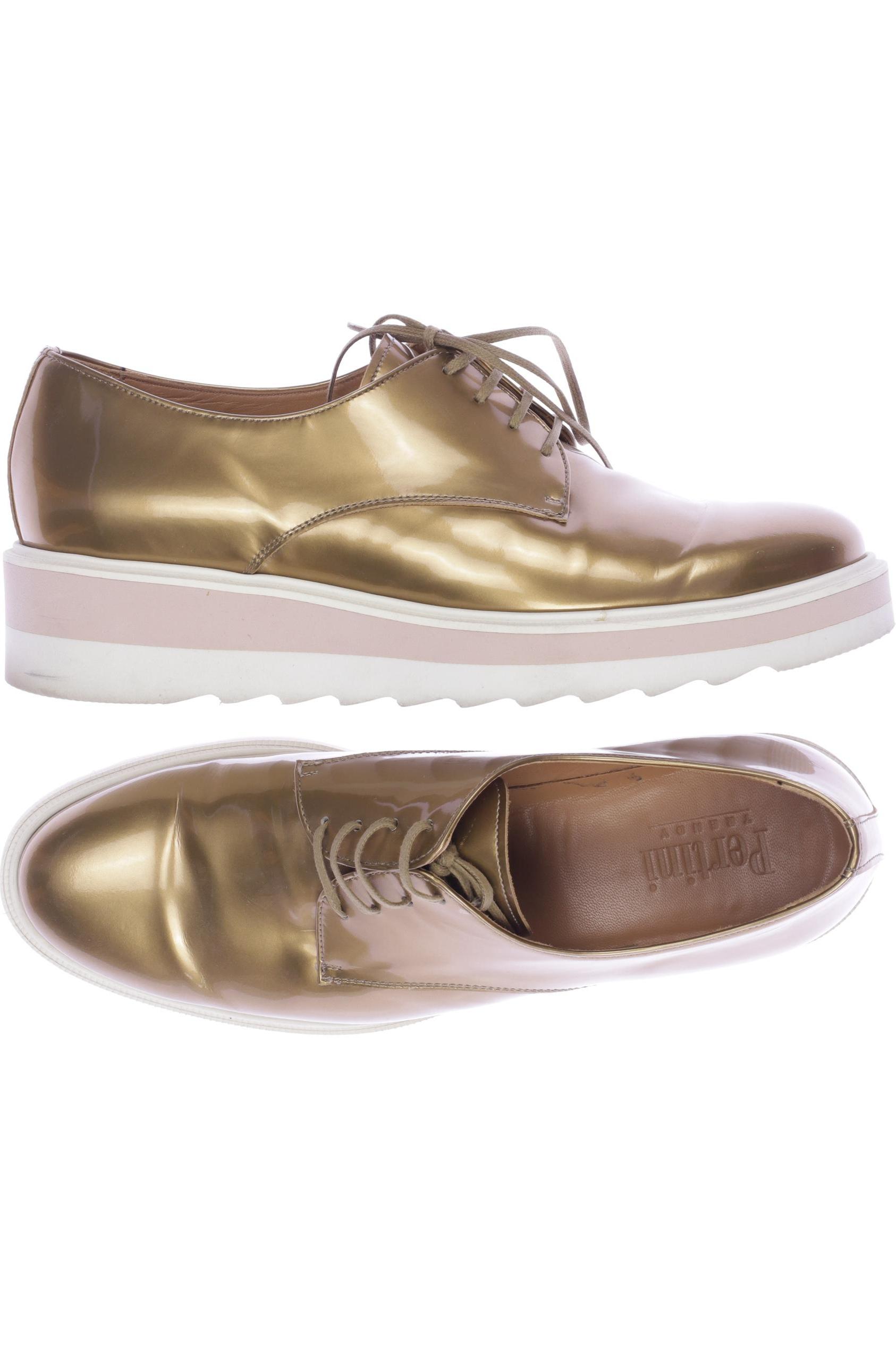 

Pertini Damen Halbschuh, gold, Gr. 37