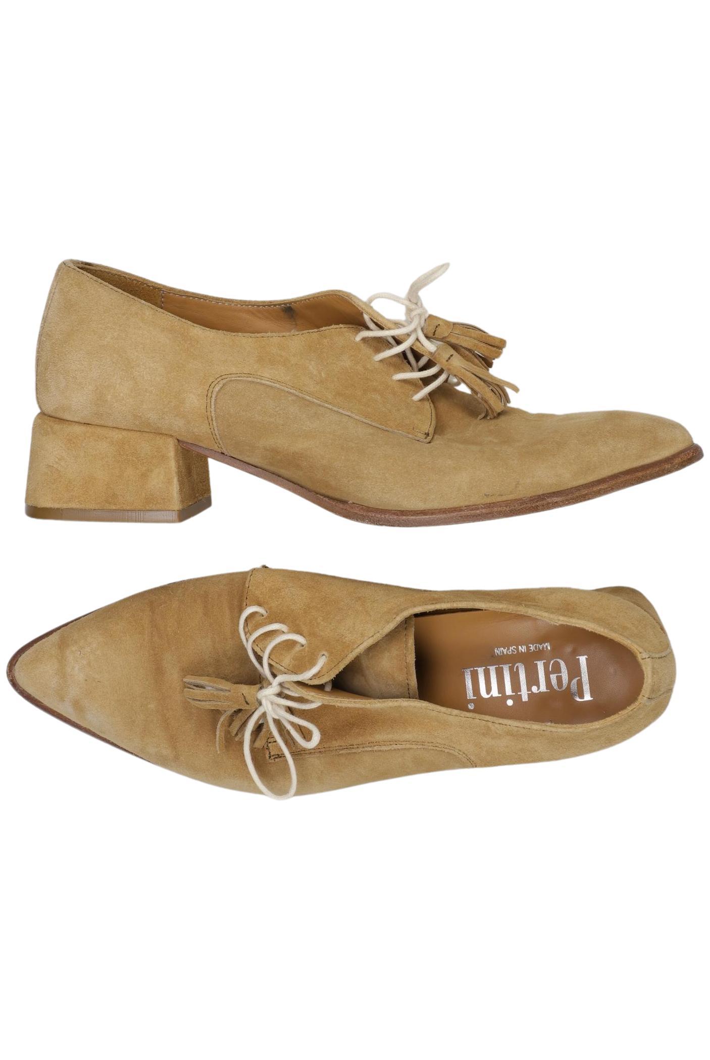 

Pertini Damen Halbschuh, beige, Gr. 38
