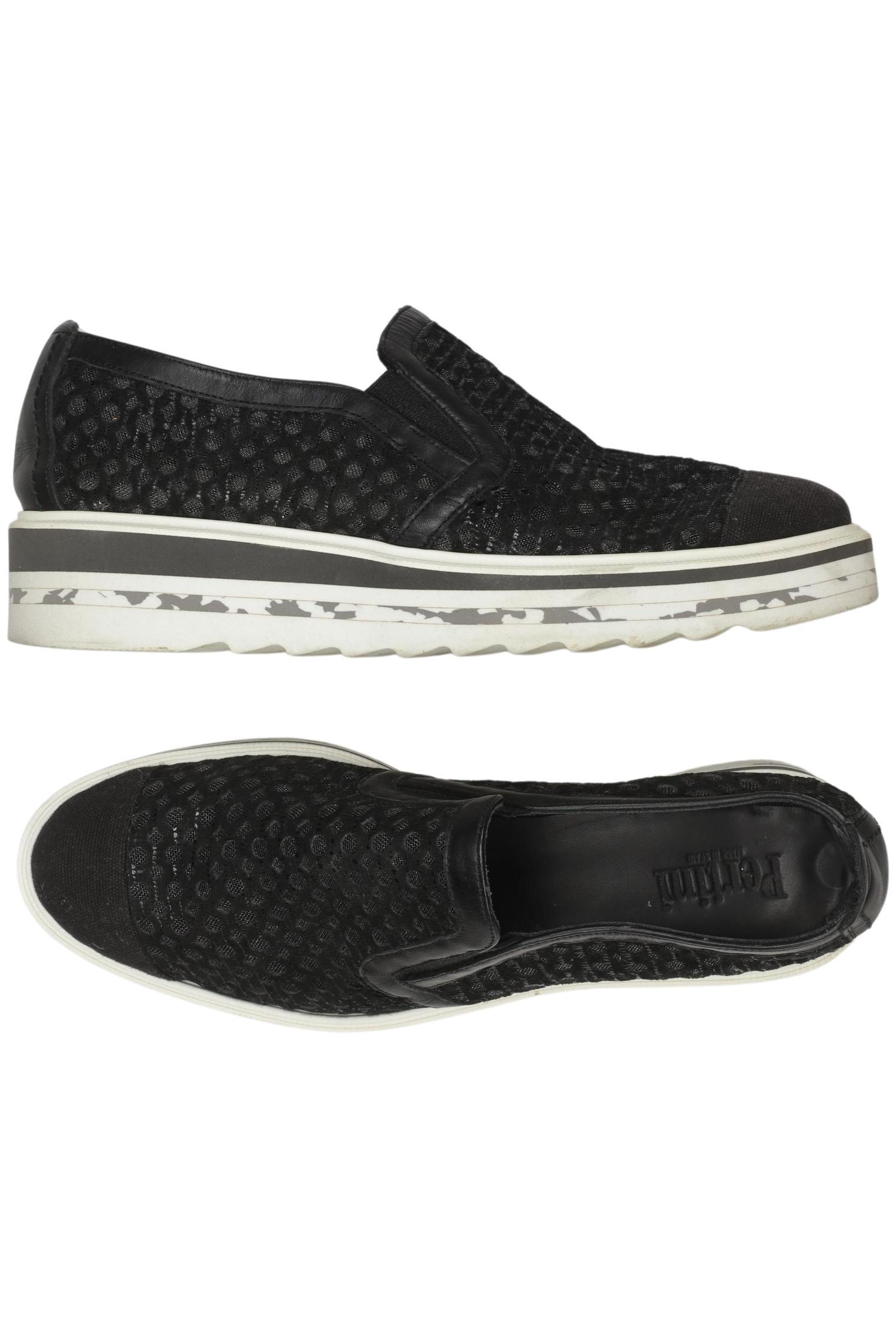 

Pertini Damen Halbschuh, schwarz, Gr. 38.5