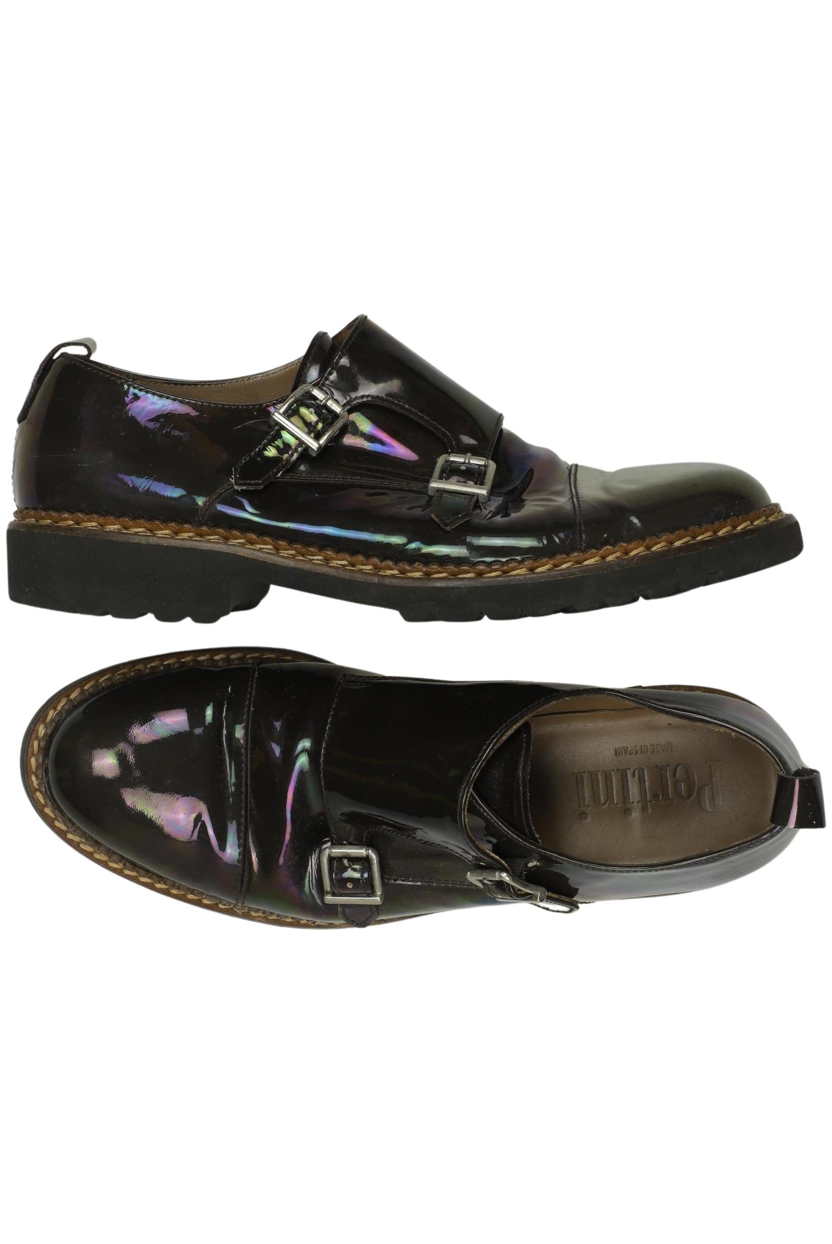 

Pertini Damen Halbschuh, schwarz, Gr. 38.5