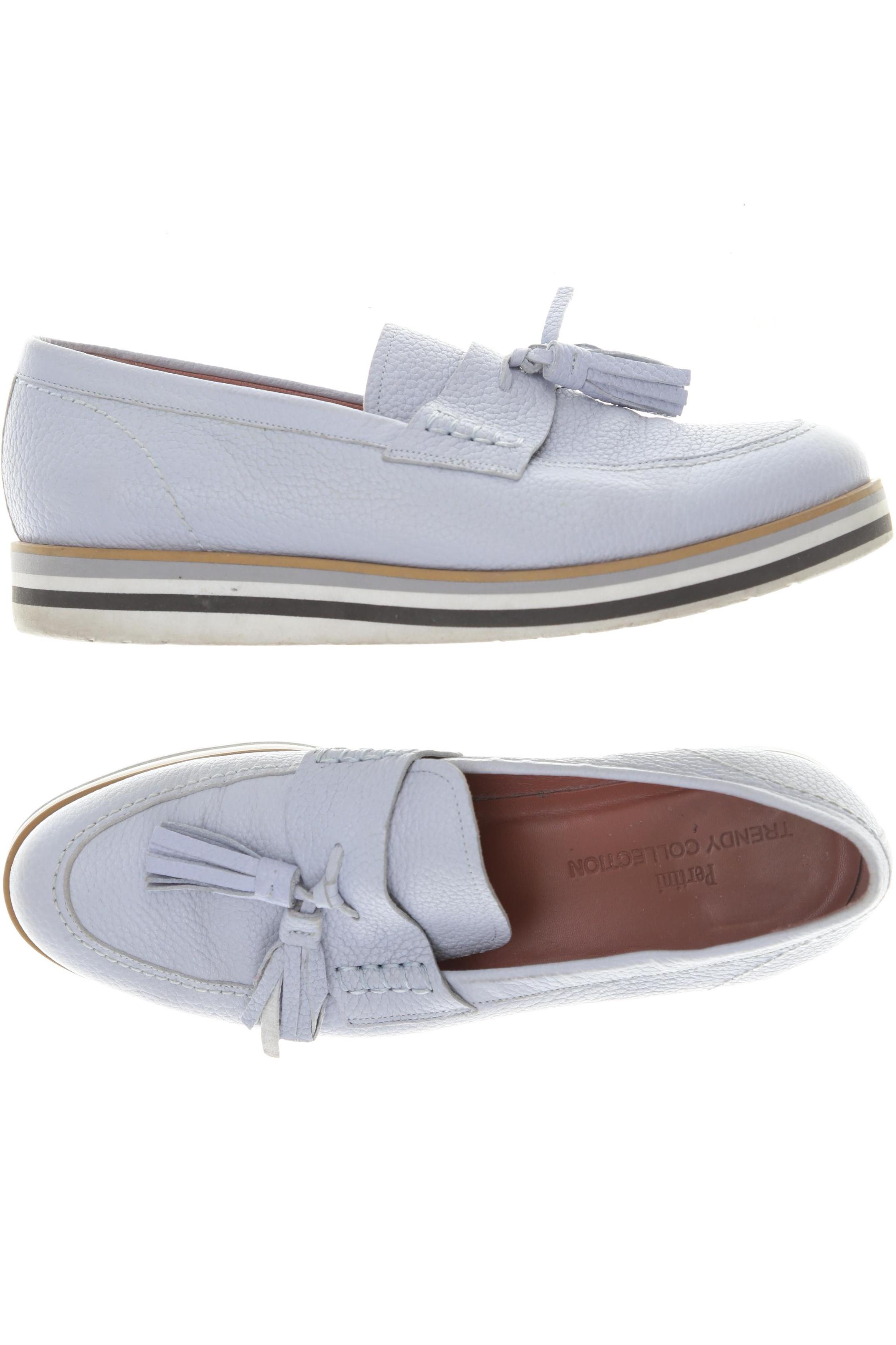 

Pertini Damen Halbschuh, blau, Gr. 40