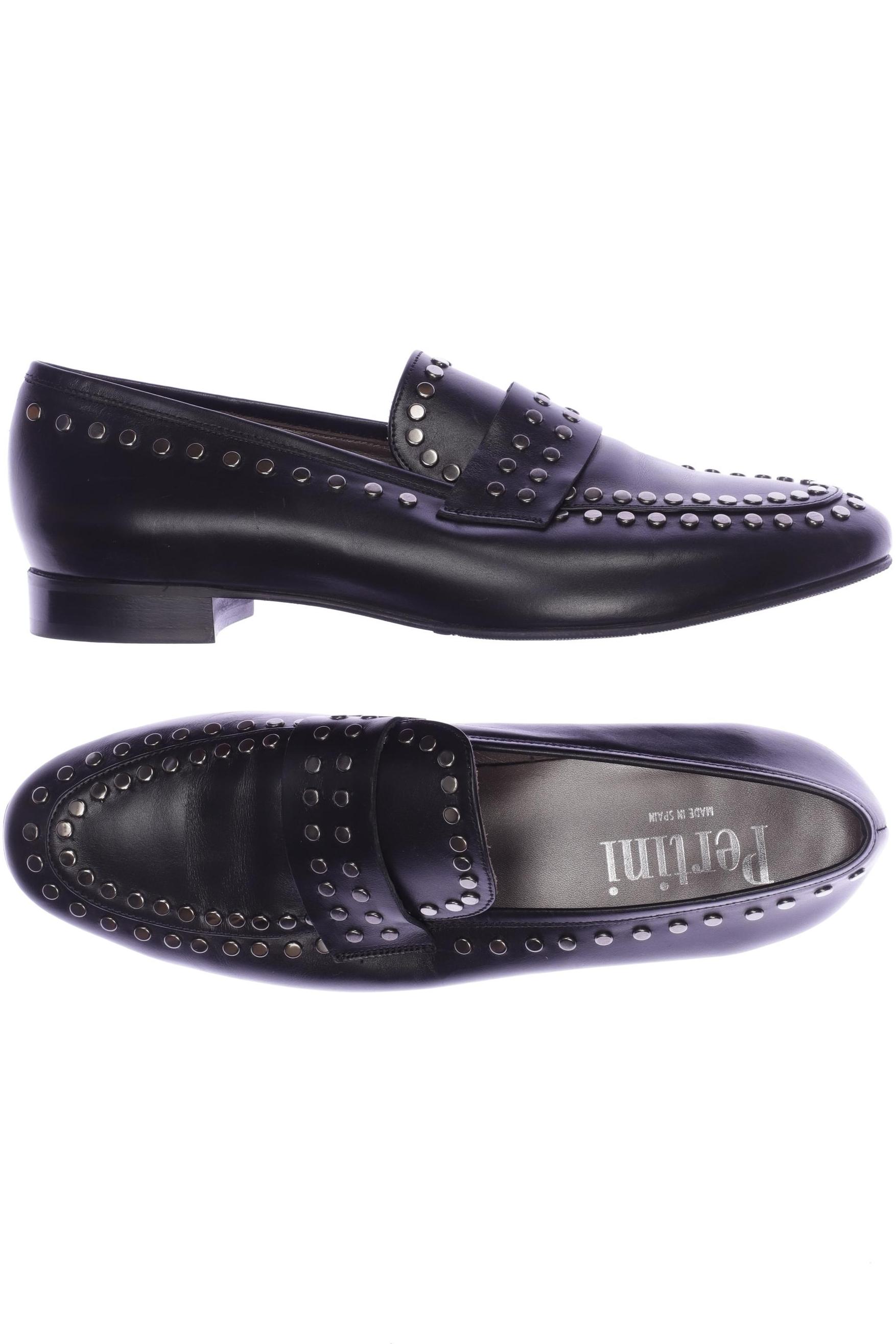 

Pertini Damen Halbschuh, schwarz, Gr. 38.5