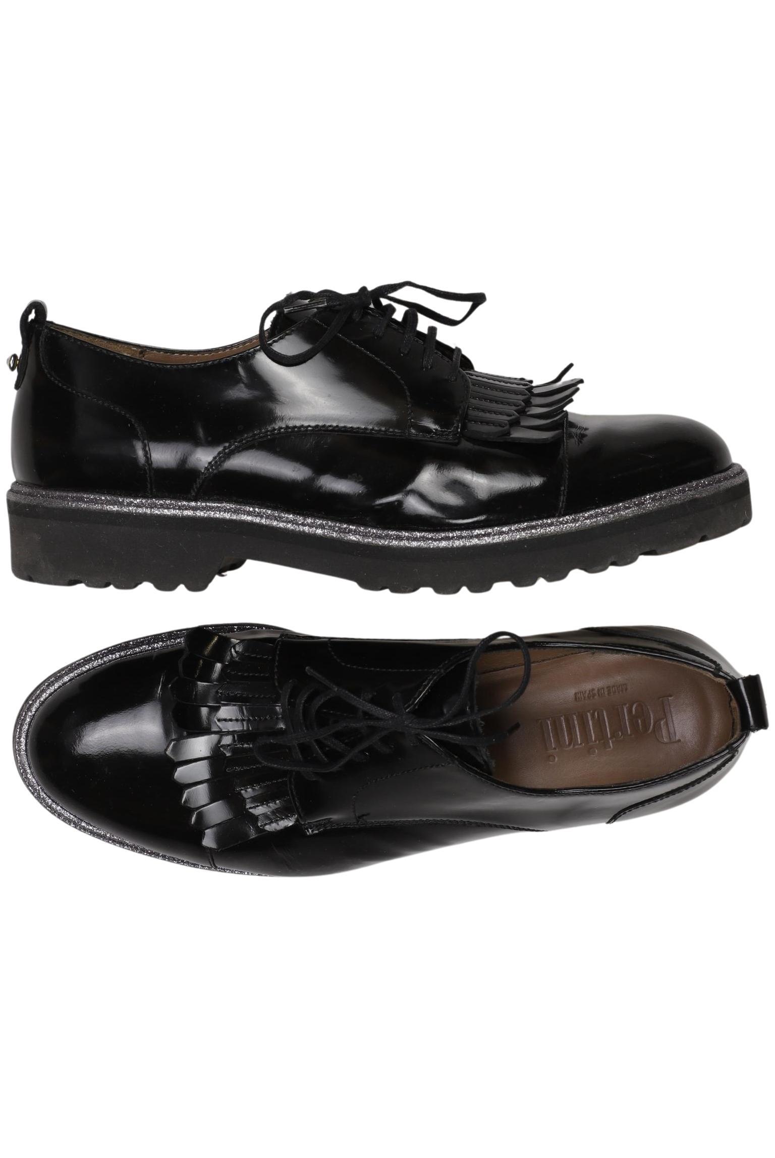 

Pertini Damen Halbschuh, schwarz, Gr. 39.5