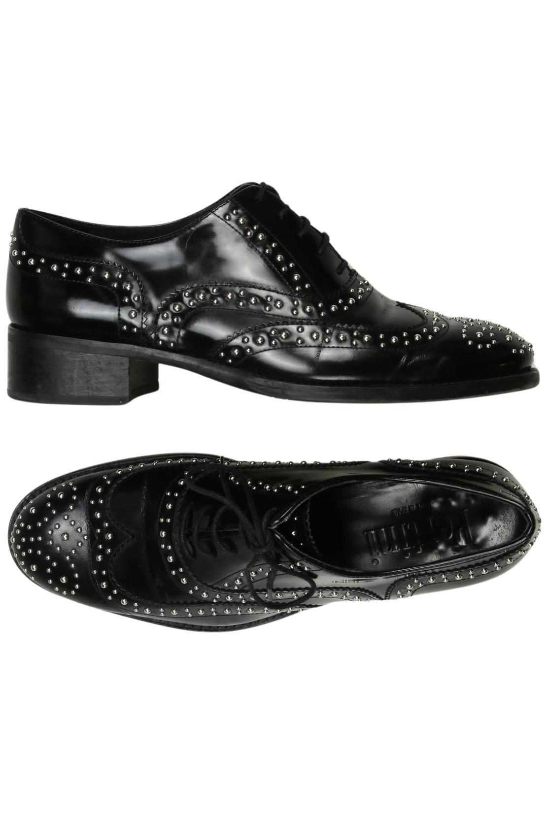 

Pertini Damen Halbschuh, schwarz, Gr. 37