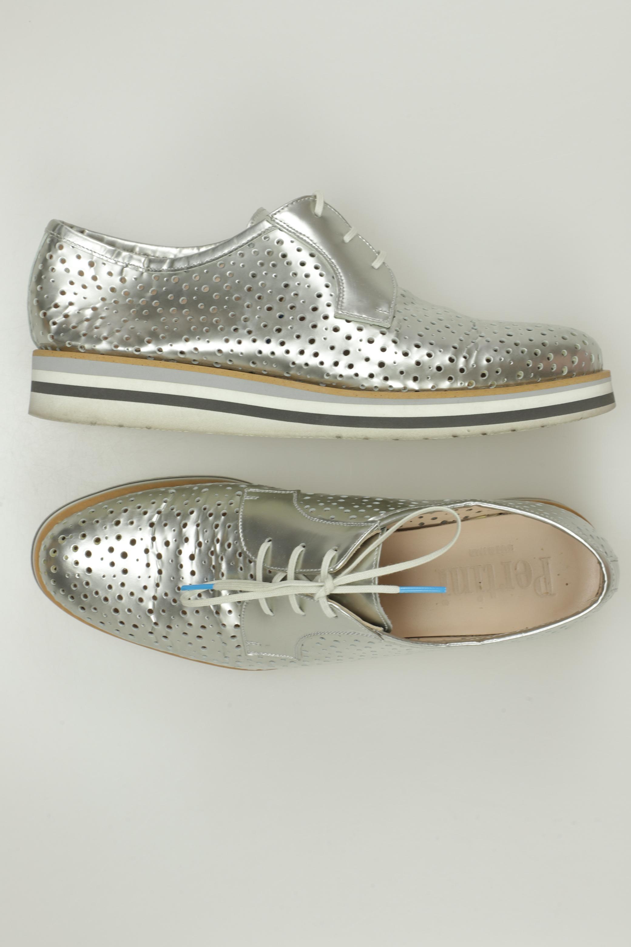 

Pertini Damen Halbschuh, silber, Gr. 38