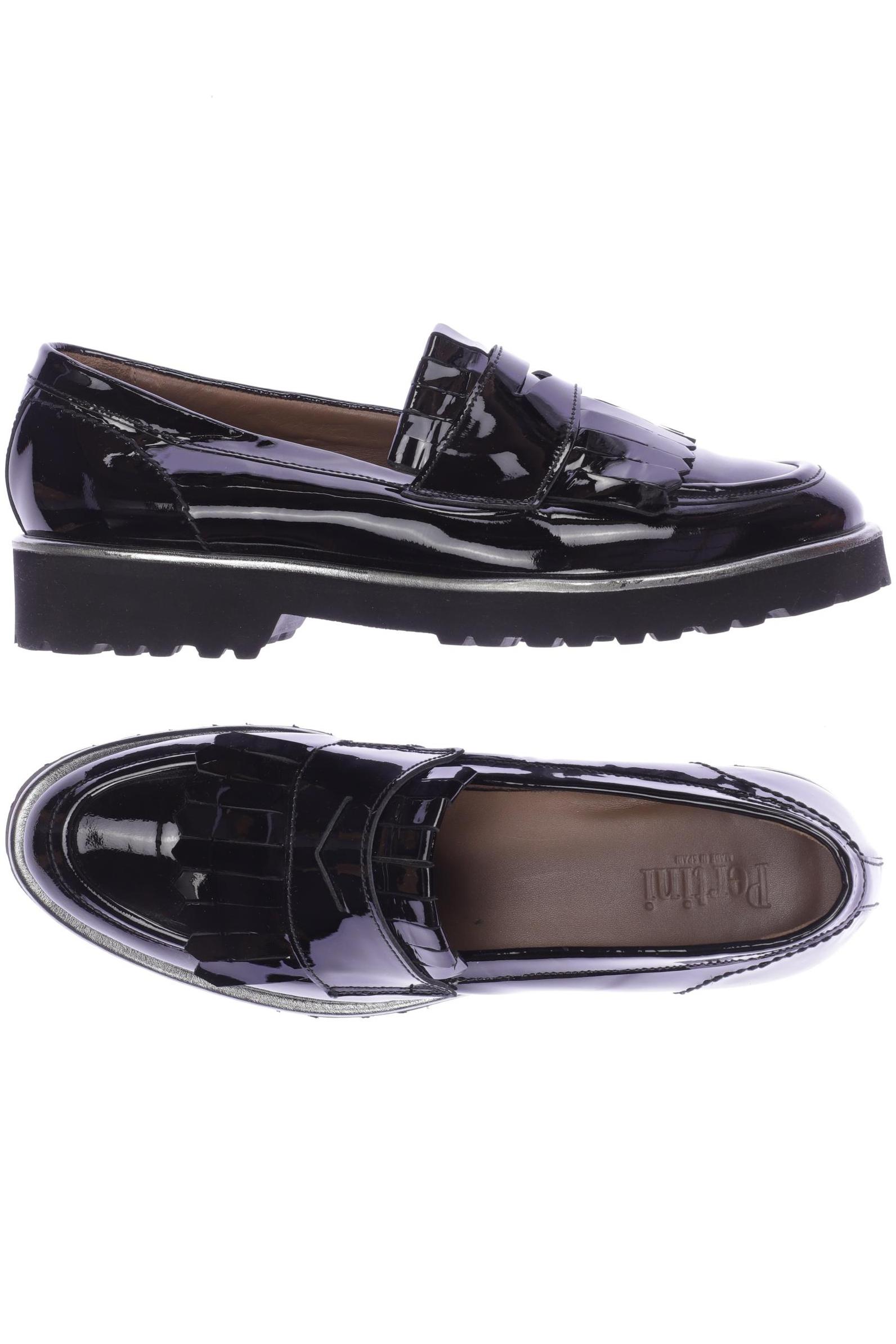

Pertini Damen Halbschuh, schwarz, Gr. 39