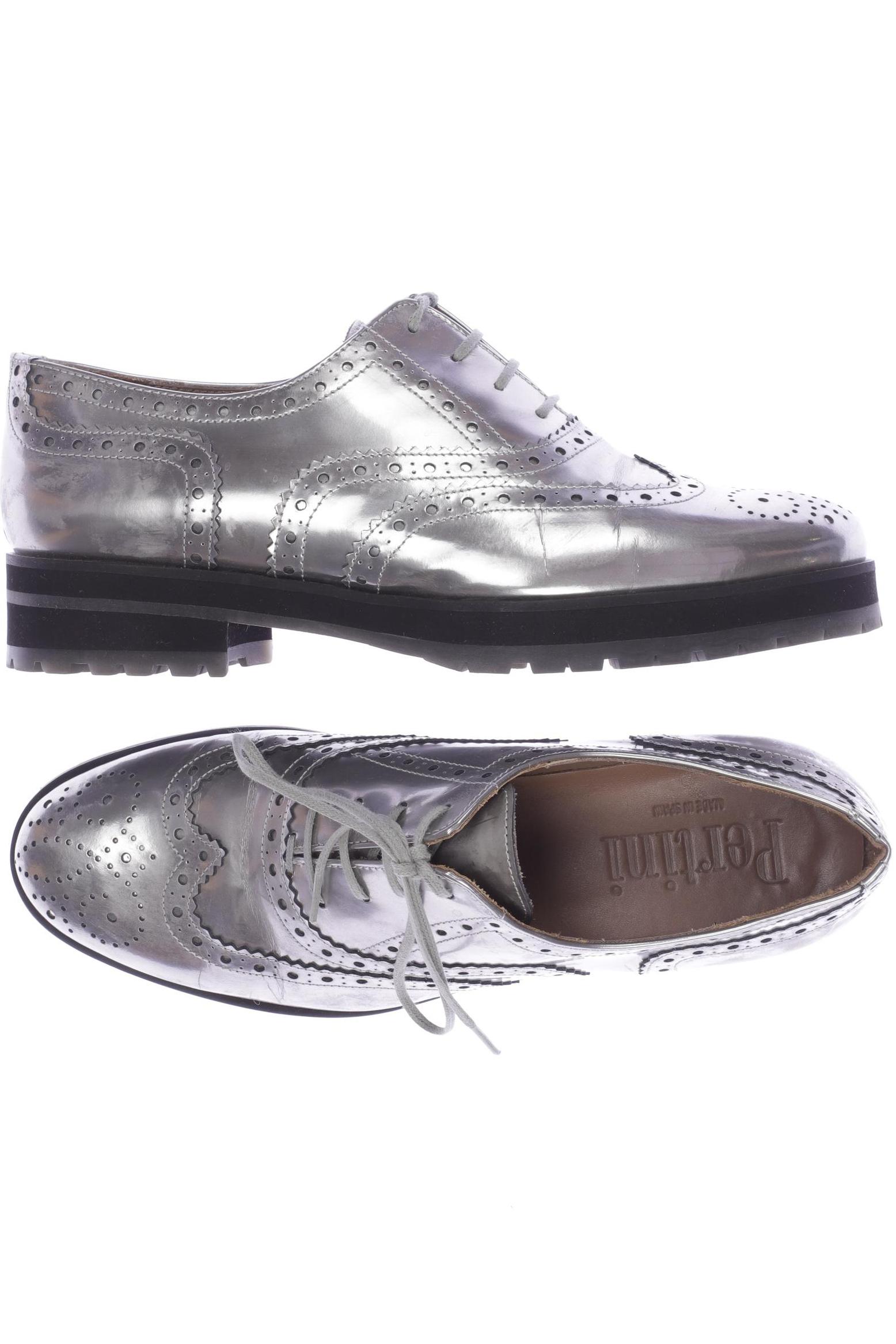 

Pertini Damen Halbschuh, silber, Gr. 36